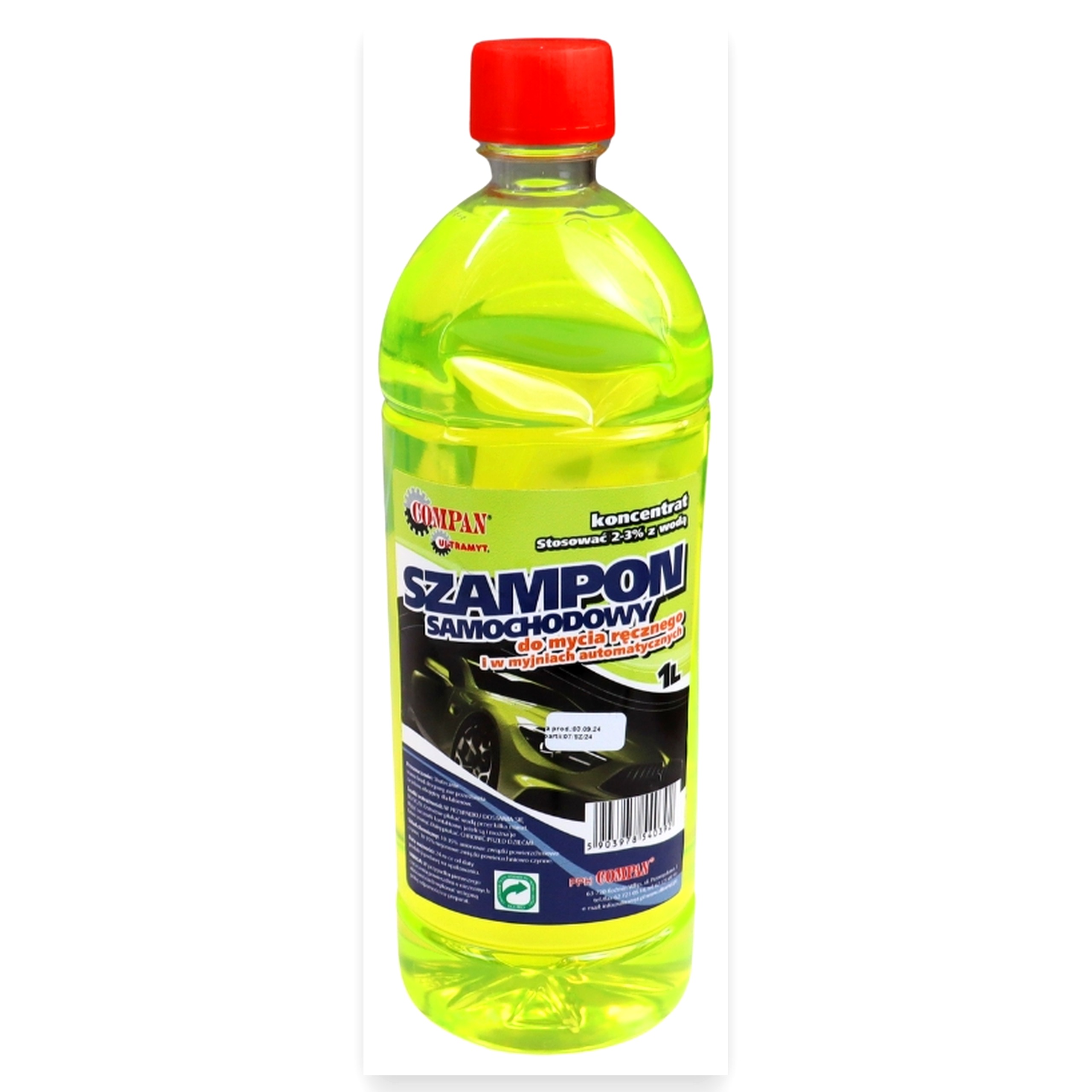 Szampon samochodowy cytrynowy/balonowy