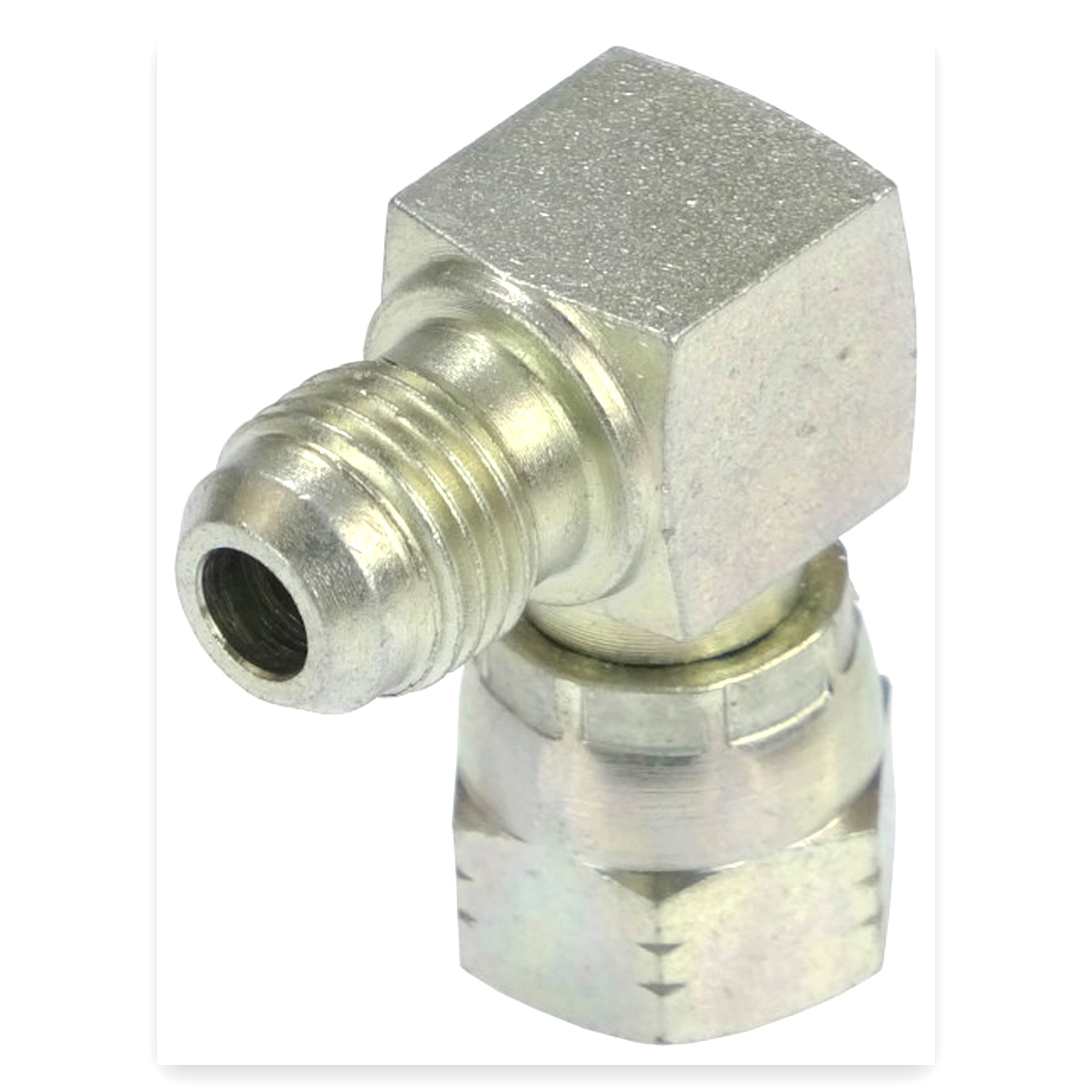 Złącze - złączka hydrauliczna - kolanko 90 AB 1/2" - 1/2" UNF/UNF