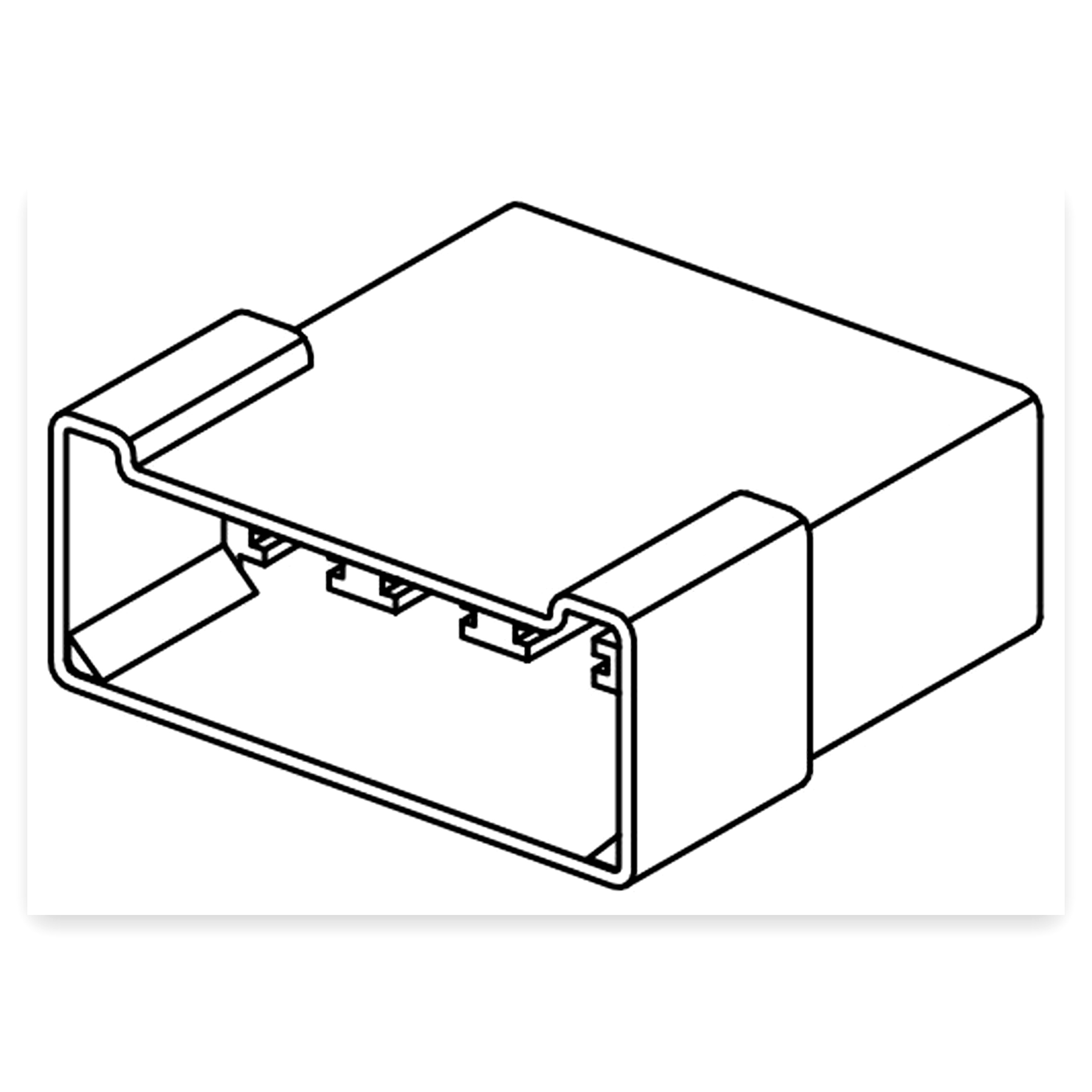 d4770272748640e33e4530fd46854707.jpg Obudowa konektorowa OWD MC 6,3 V2 8P ( sprzedawana po 10 szt ) ELMOT widoczna cena za 1 sztukę