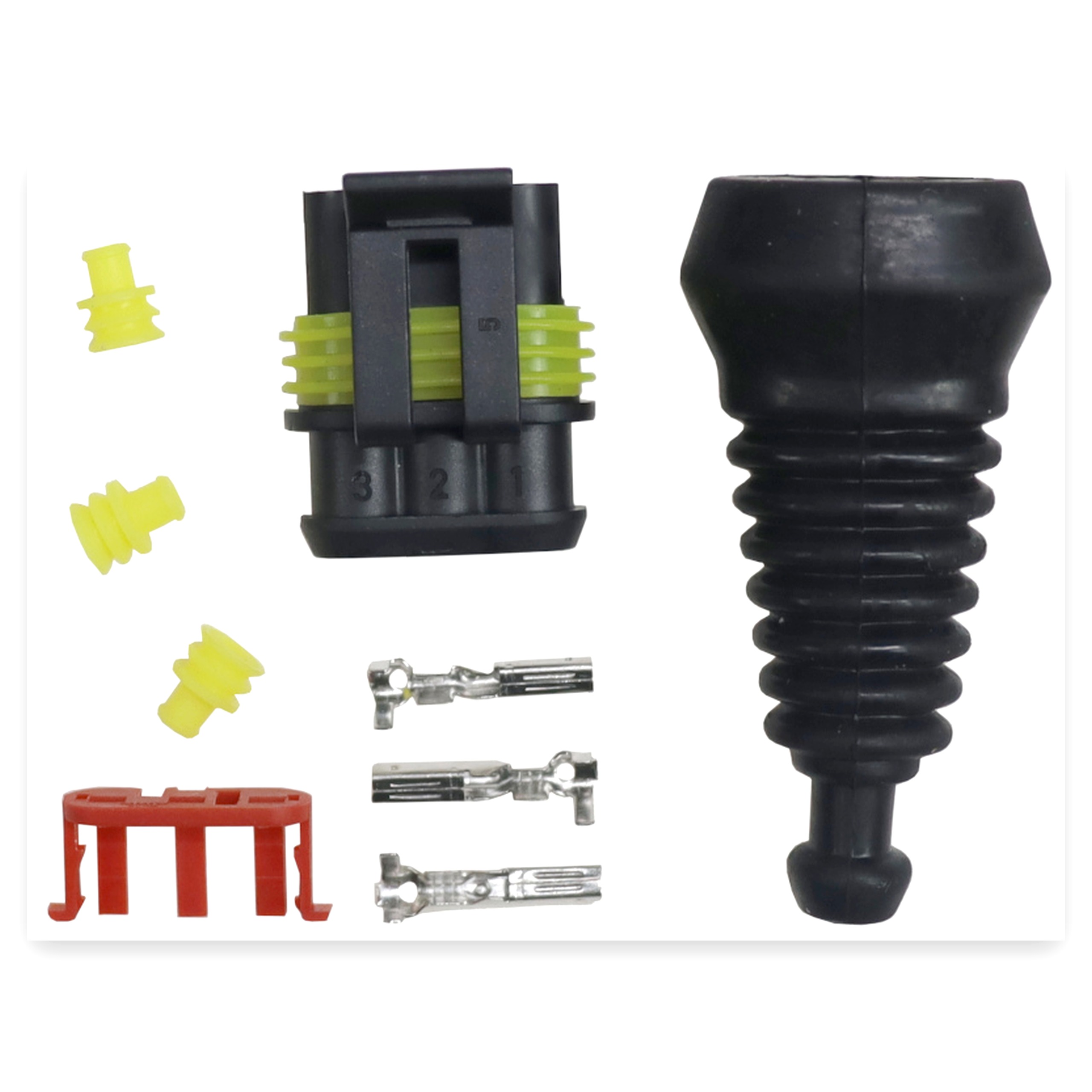 d4c95dcbf6c557f754f37ae1f227f8d1.jpg Złącze AMP superseal 3-krotne - wtyk hermetyczne Premium ELMOT