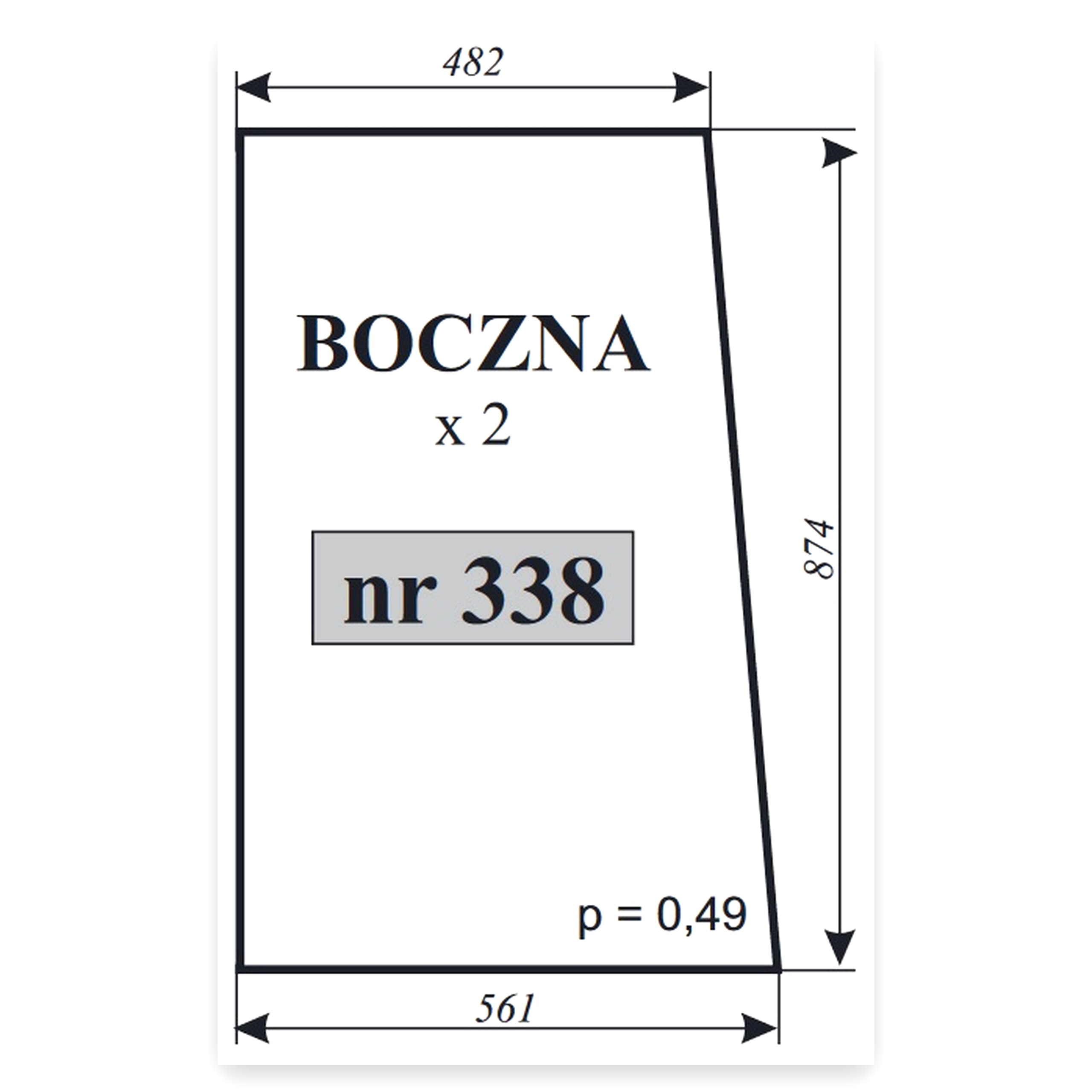 d6a631fe576fdb99770630a5055f1ded.jpg Szyba boczna T-25 kabina Zamość