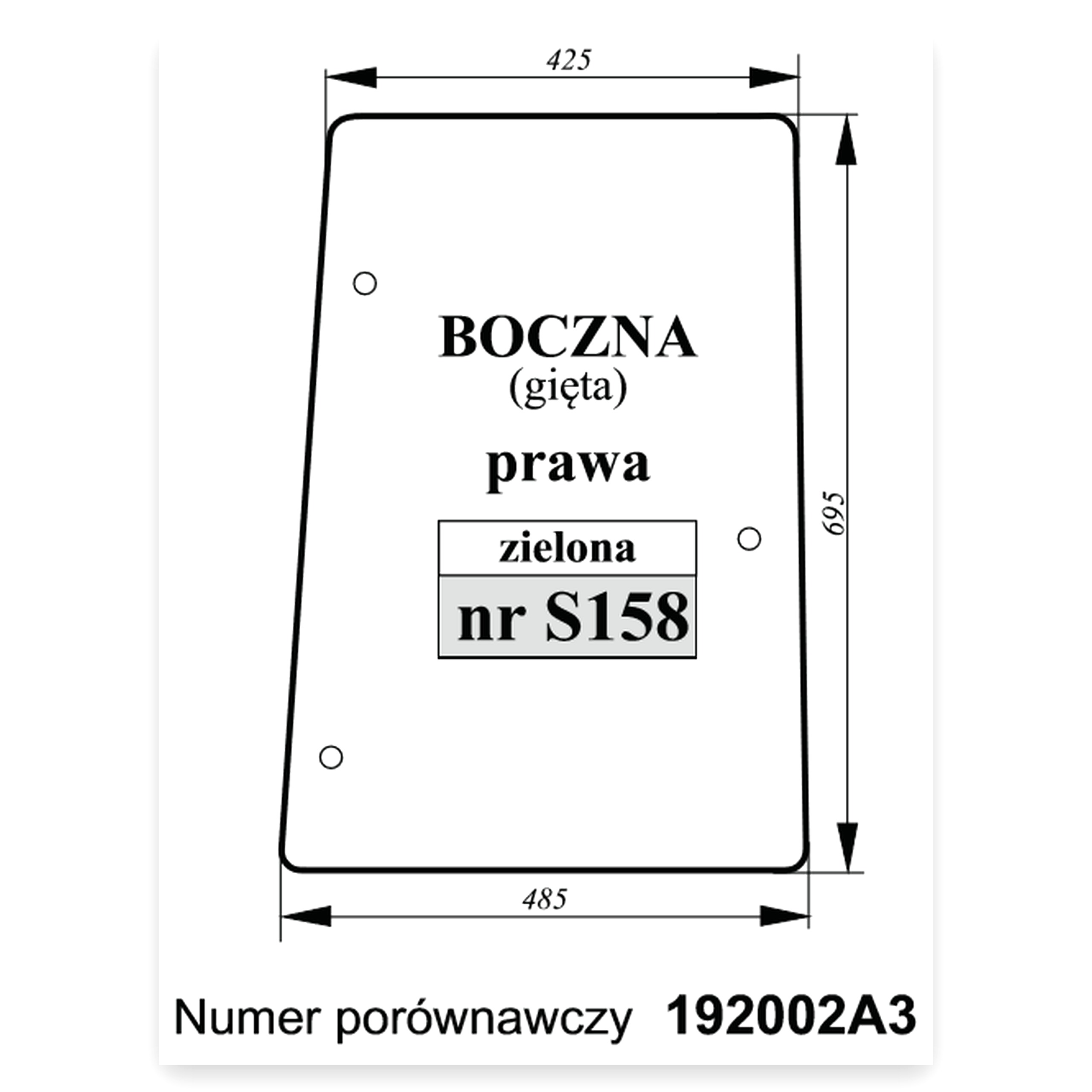de373334fd93089a775ad4891143c2e3.jpg Szyba boczna Case gięta zielona prawa