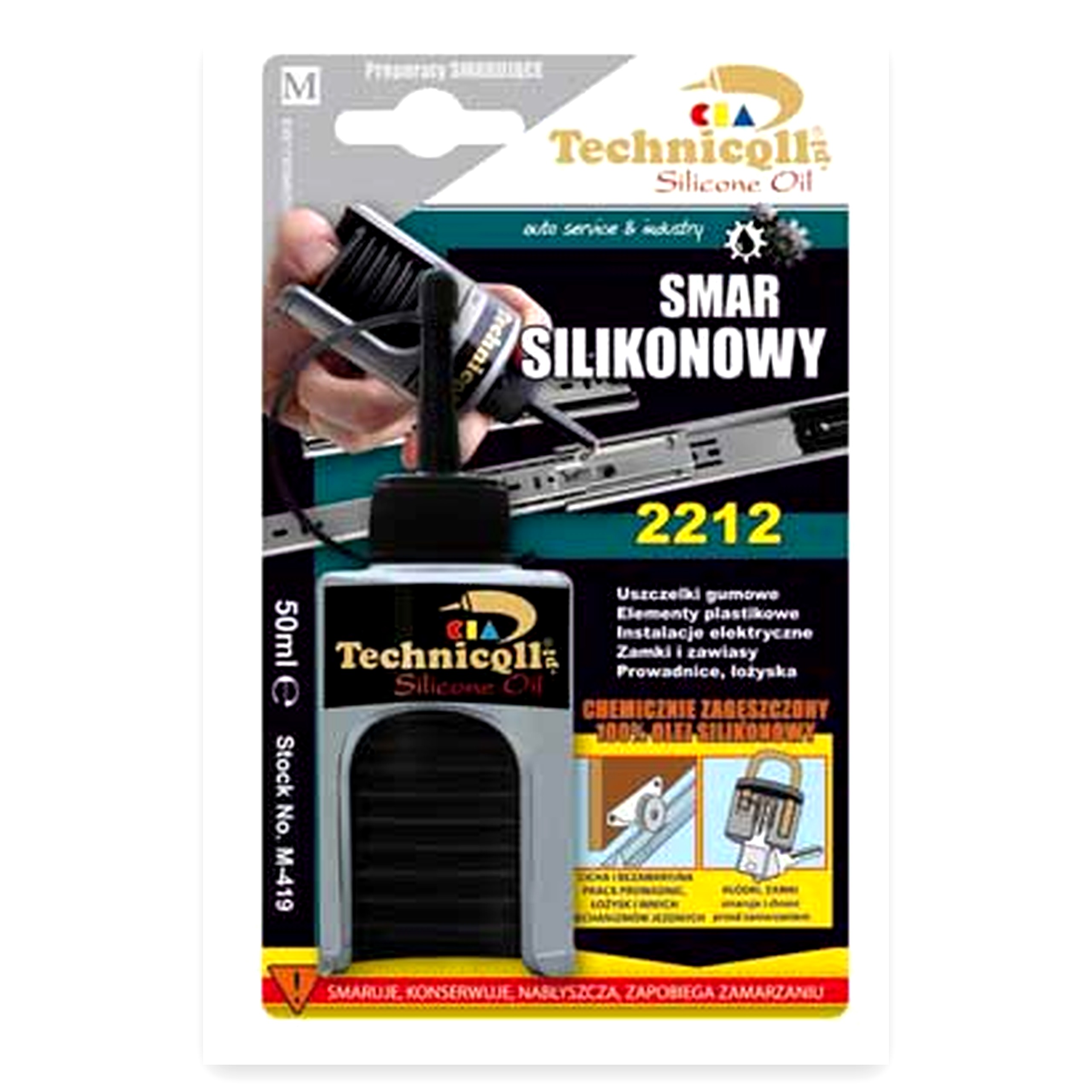 df71d26f3fe8fa4fee35e24ad2873aed.jpg Smar silikonowy bezbarwny, bezzapachowy 50ml M-419 Technicqll