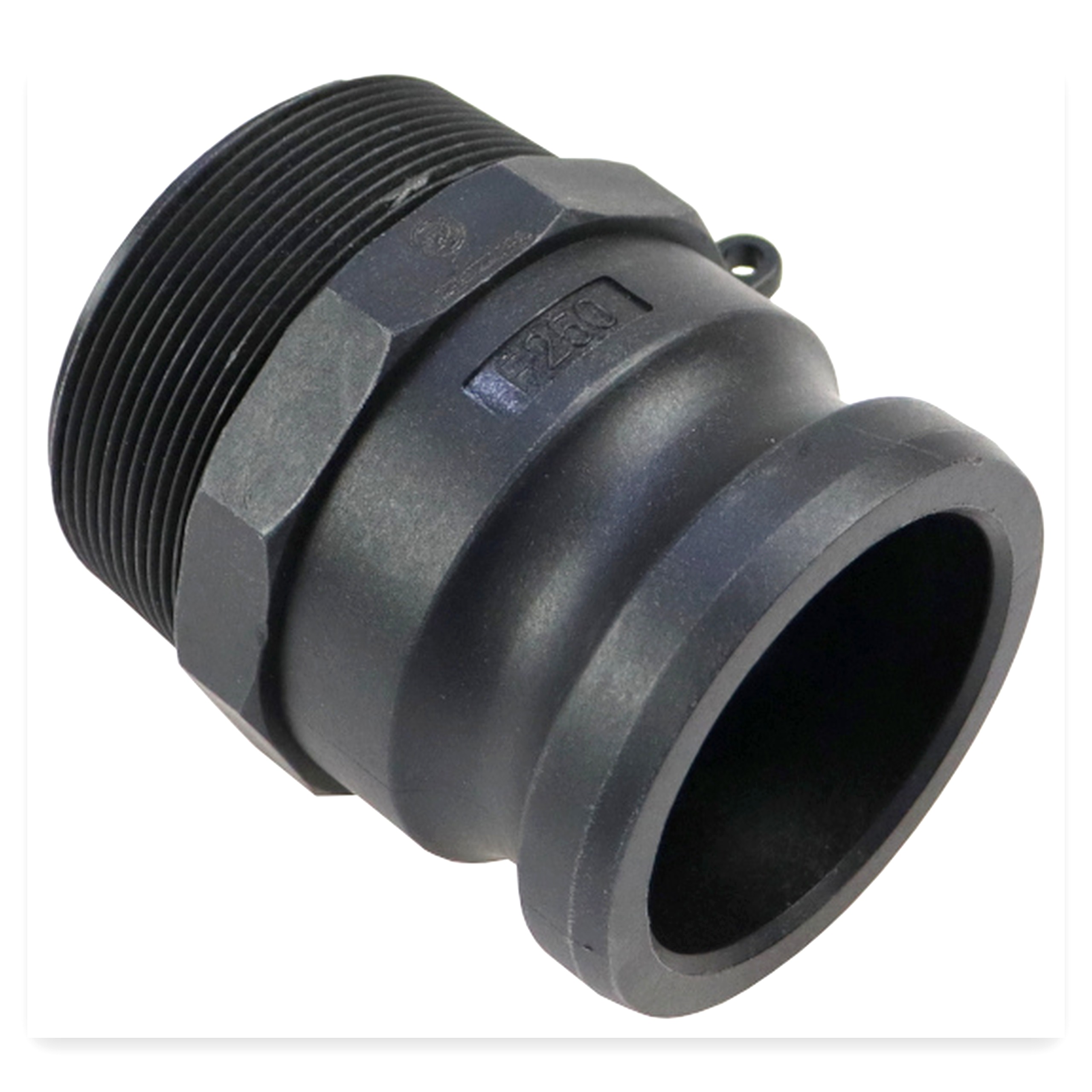 e3e776e9090f6b3556d6428f7e442122.jpg Szybkozłącze Camlock coupling wtyczka Typ F polipropylen PP 2 1/2" x