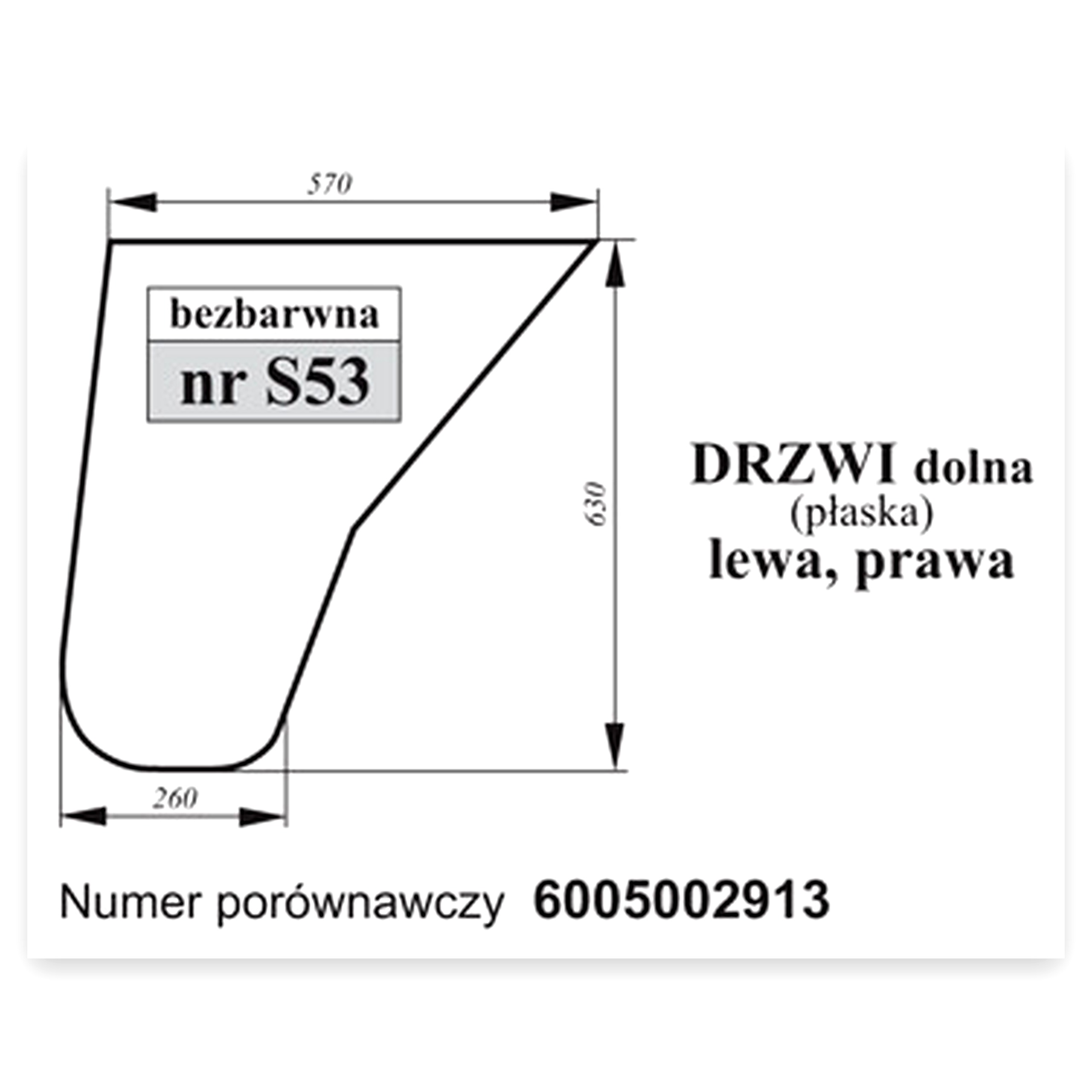 e49223c2a7e1e0bd96c86898263a1aa7.jpg Szyba drzwi dolna Renault bezbarwna