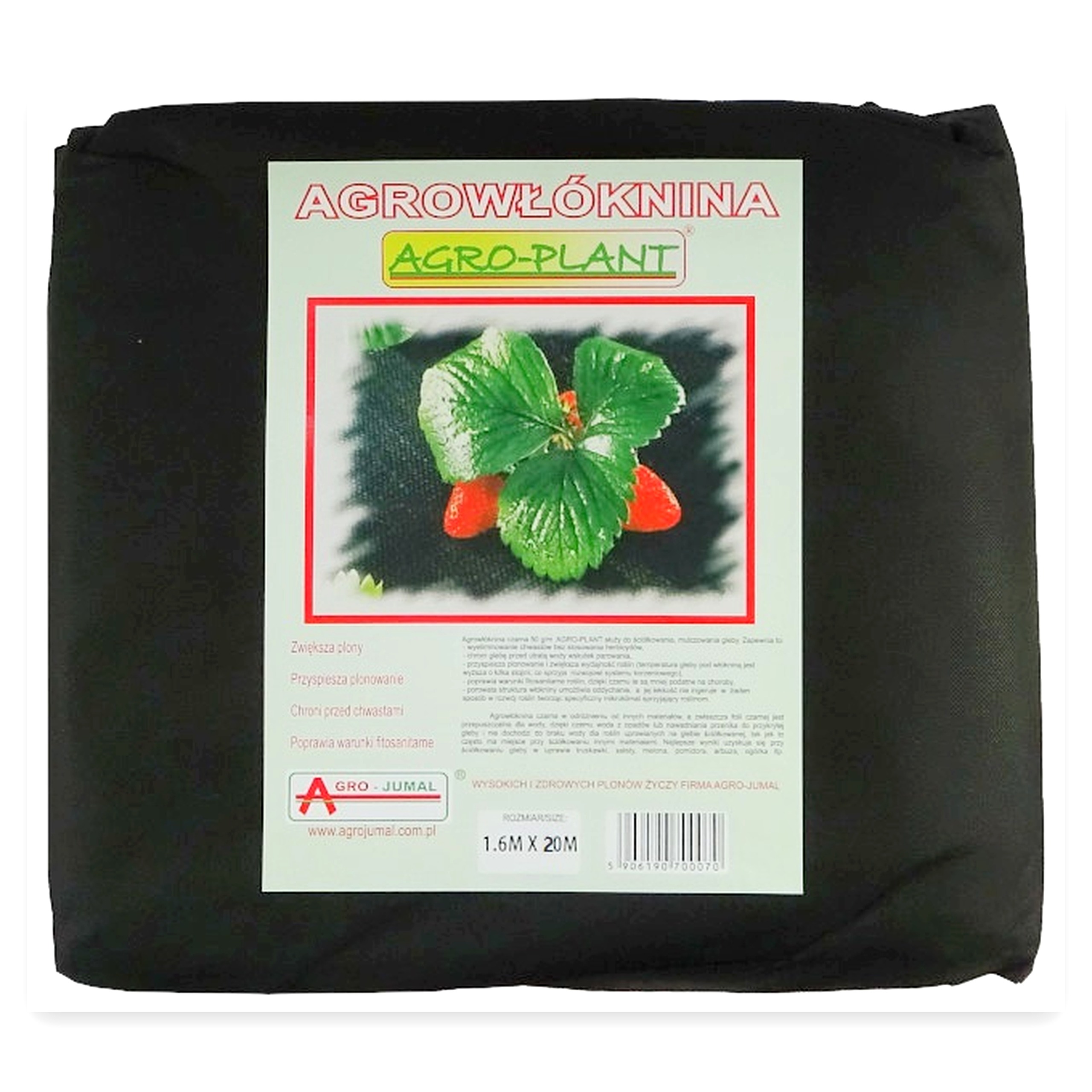 eedb0c9aaf094d3b0b1580254bed7658.jpg Agrowłóknina 50g czarna 1,6mx20 m Agro-plant