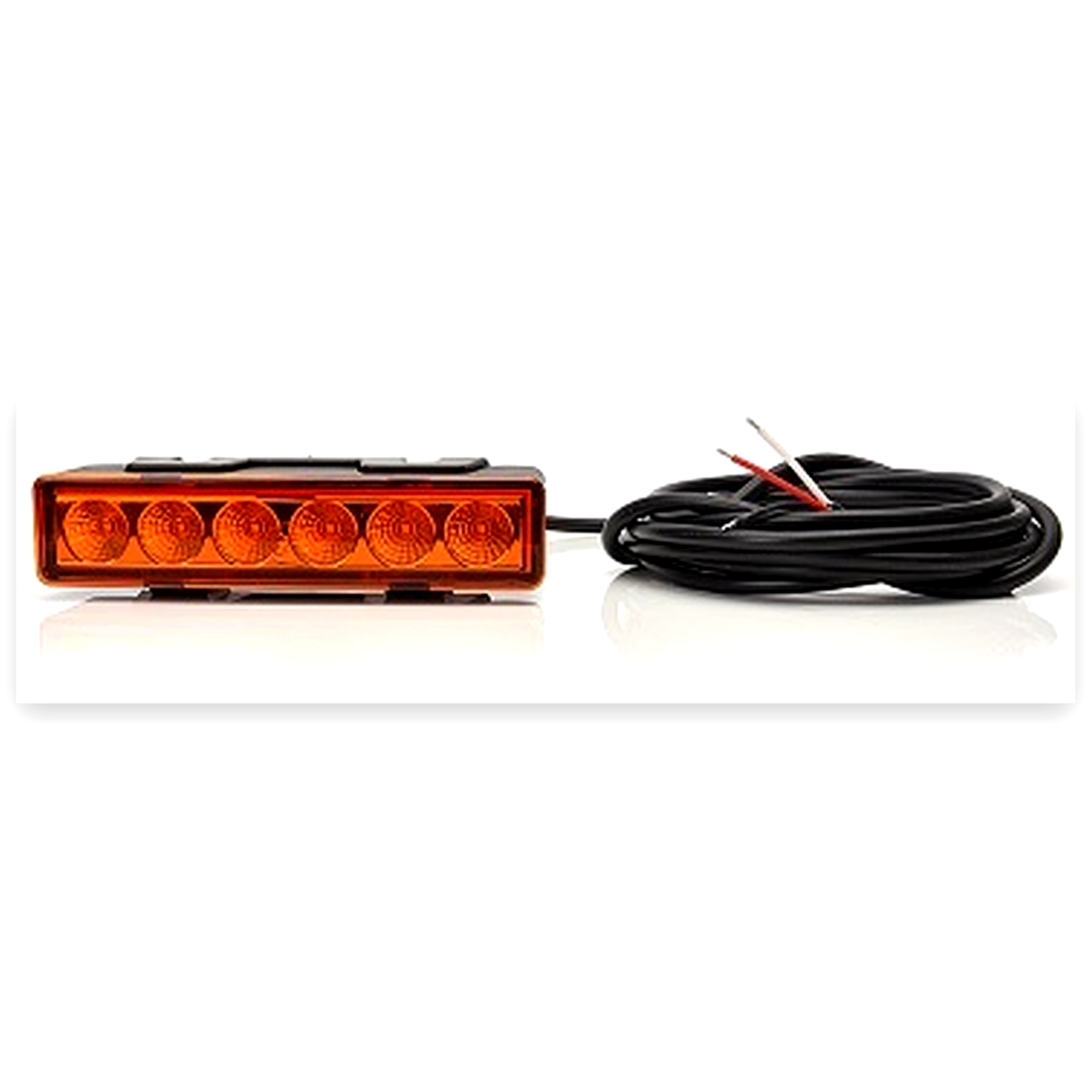 f37058a7fa265b72110f20486d7f8714.jpg Lampa ostrzegawcza pilot, kogut płaska żółta 7 programów W117 LED V