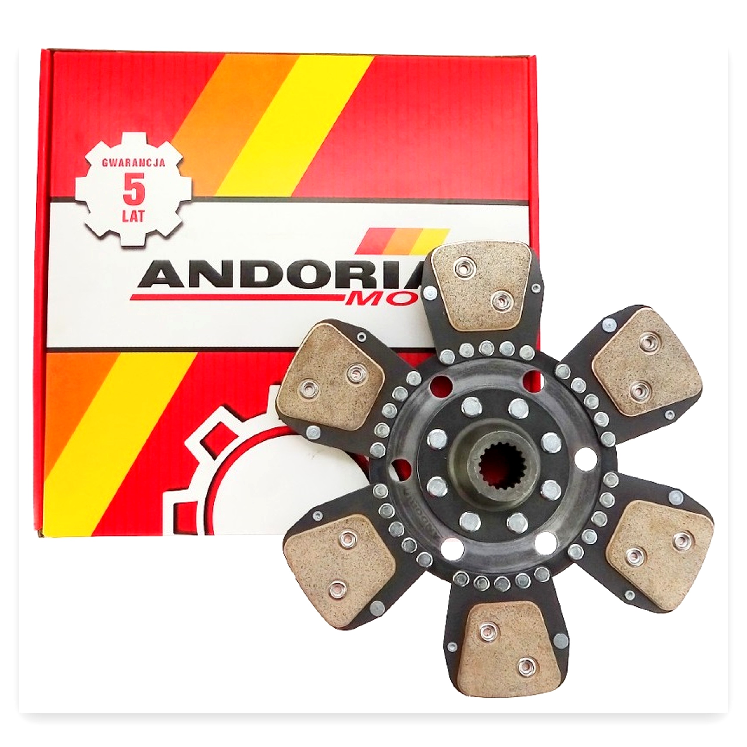 f3b115a094390e46394680a53b04f441.jpg Tarcza sprzęgła 1-stopnia FI-280 Z-18 Zetor PREMIUM ceramiczna ANDORIA