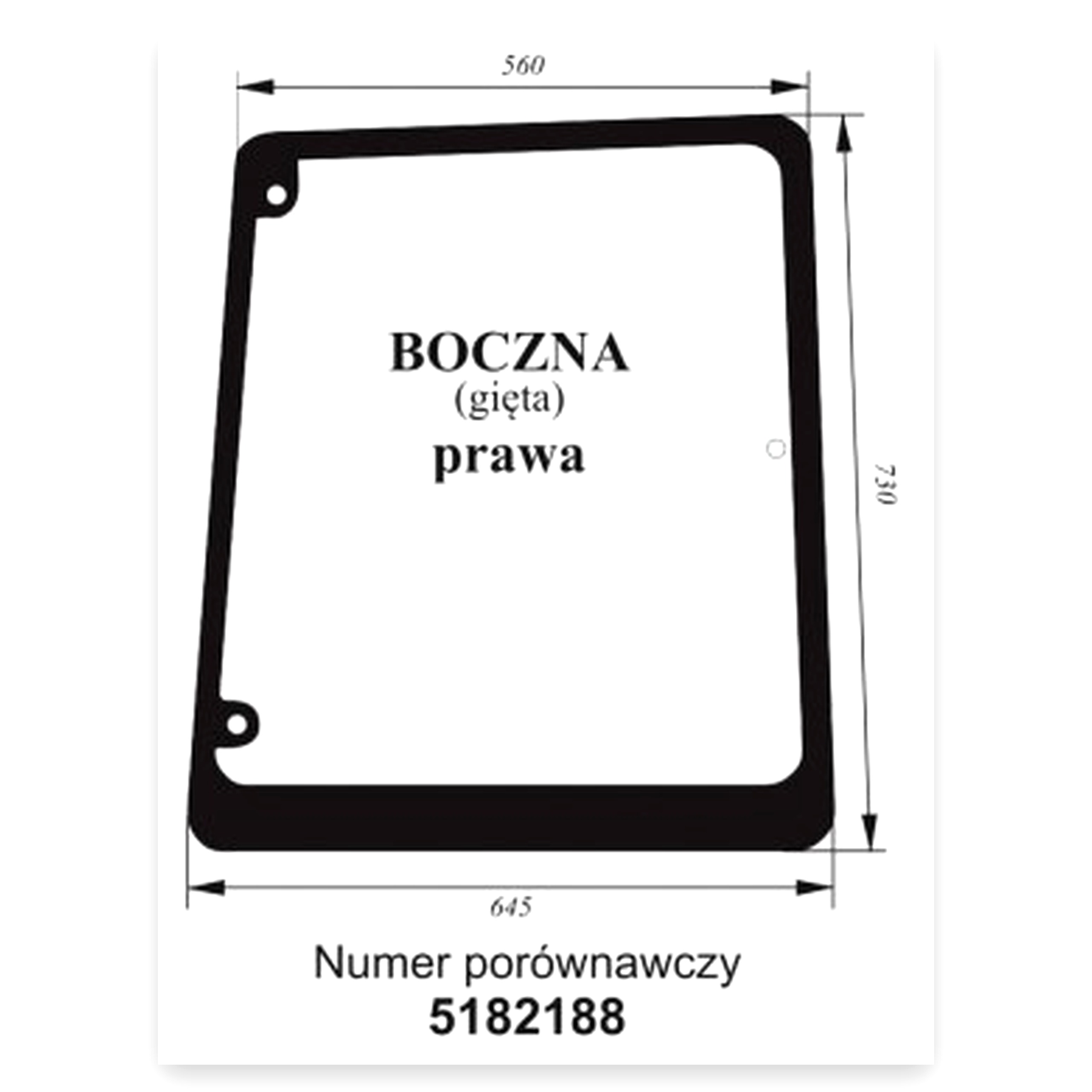 f918f18fc6c2dc9083082c857c0ec2bd.jpg Szyba boczna prawa do ciągnika Case Gi