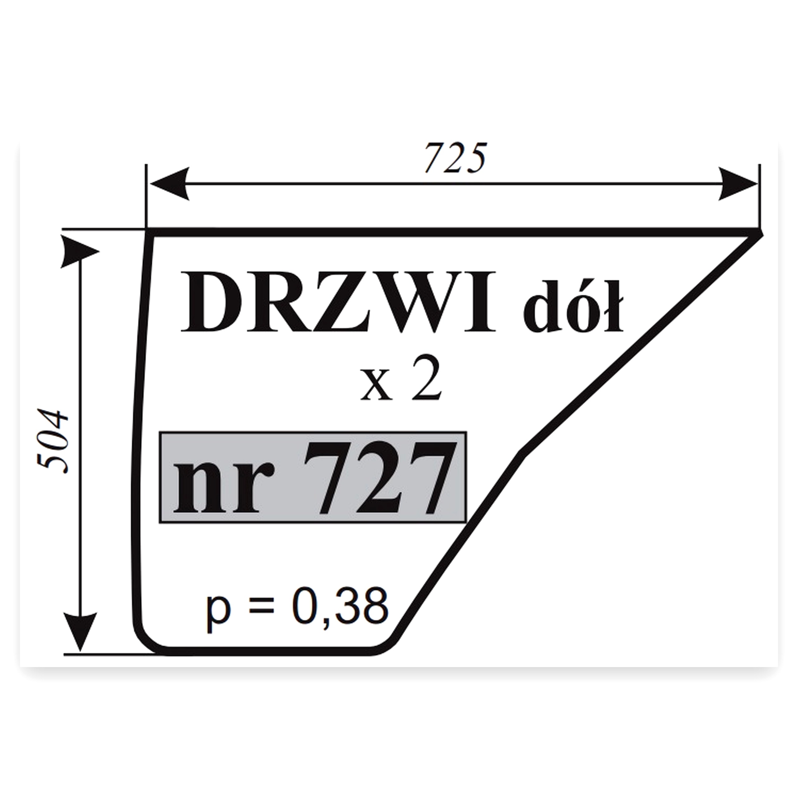 f98200767ca68edf03cc3c661f6abf66.jpg Szyba drzwi dół 82A do ciągnika