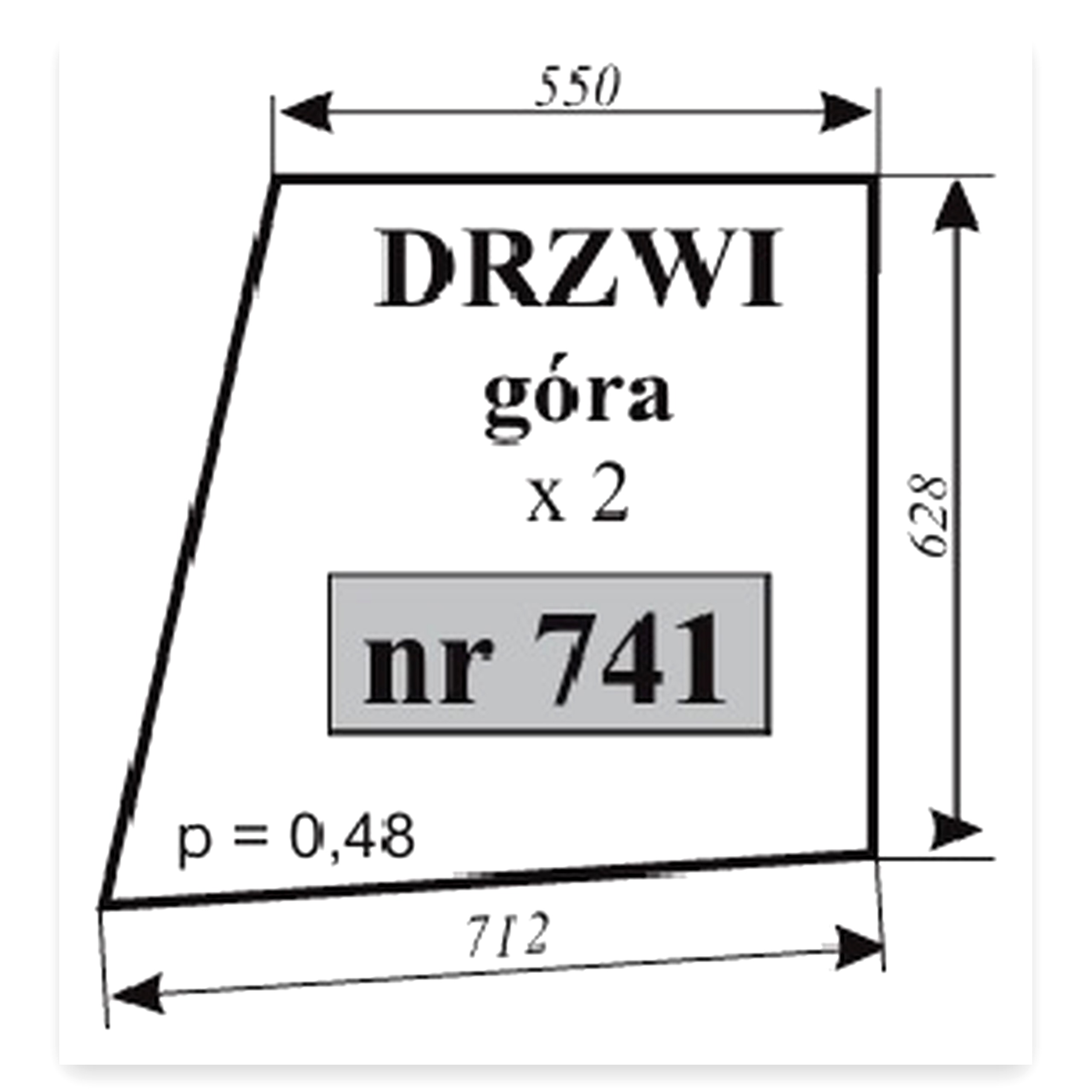 f9c46e1a4fdb1b9aaa6e756789f84dcc.jpg Szyba drzwi góra do ciągnika Ursus