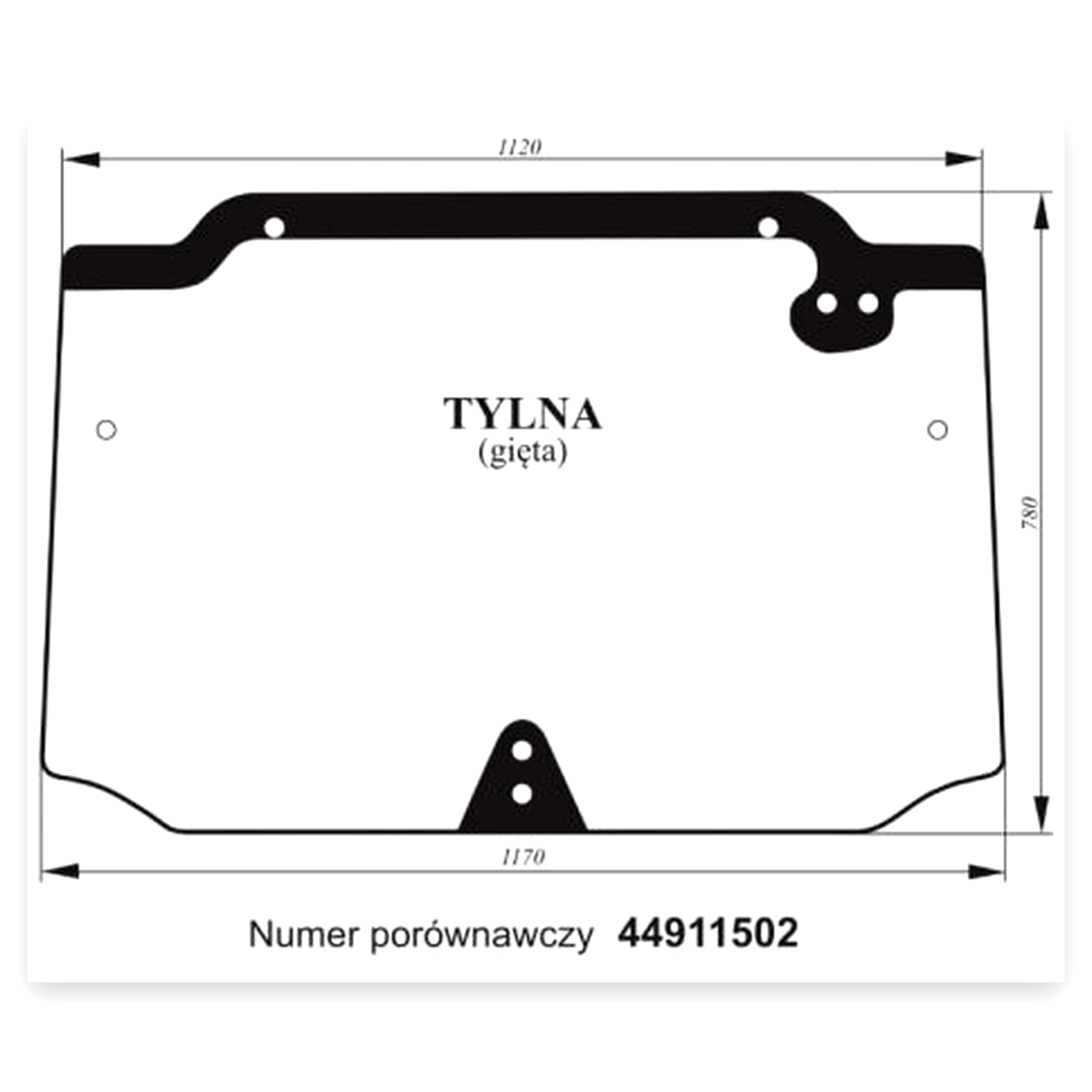 fd9882958751d53e014d7df8ec1a3c33.jpg Szyba tylna Case gięta zielona