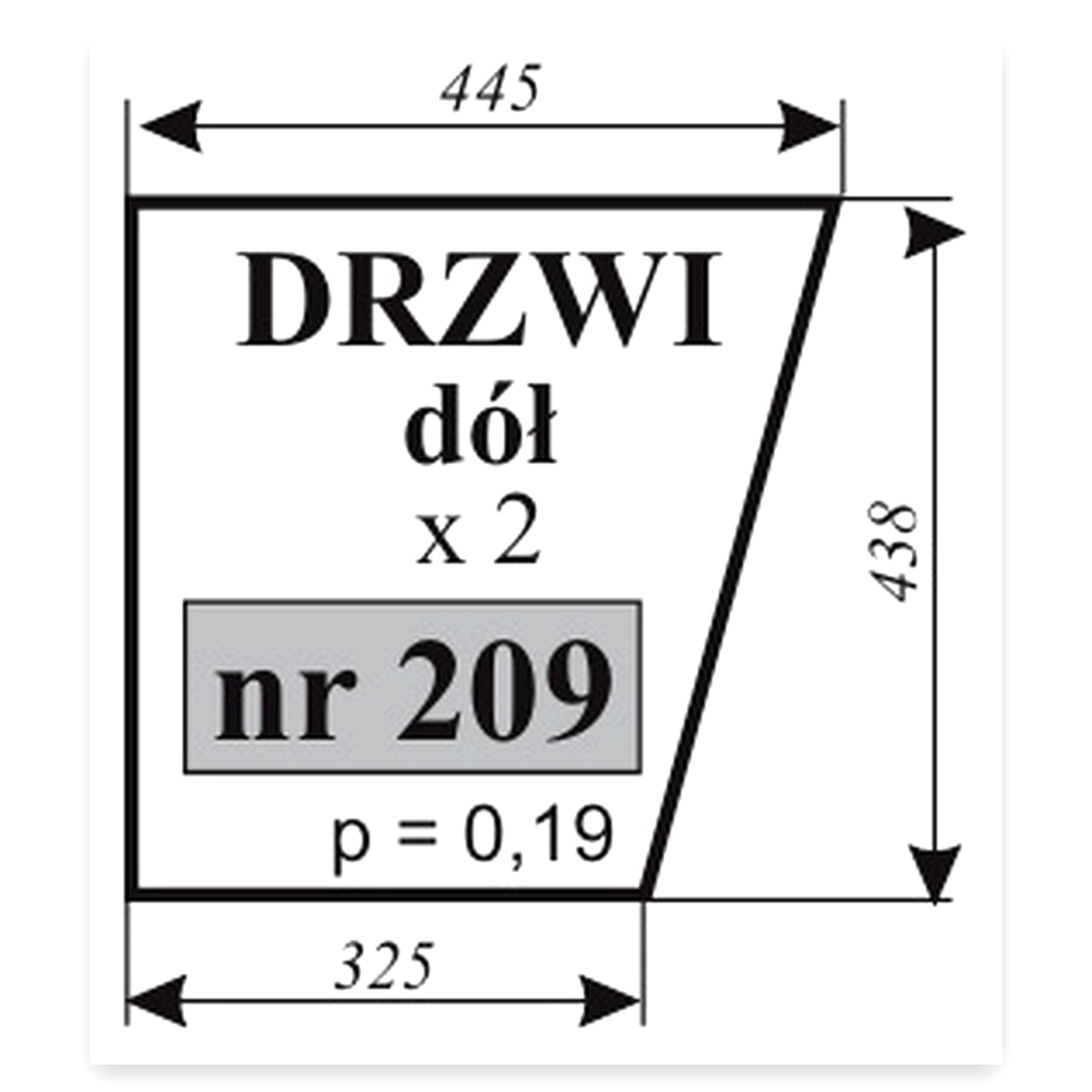 fdf6792b29693590c78bda8e6f54b516.jpg Szyba drzwi dolna do ciągnika Ursus C-360