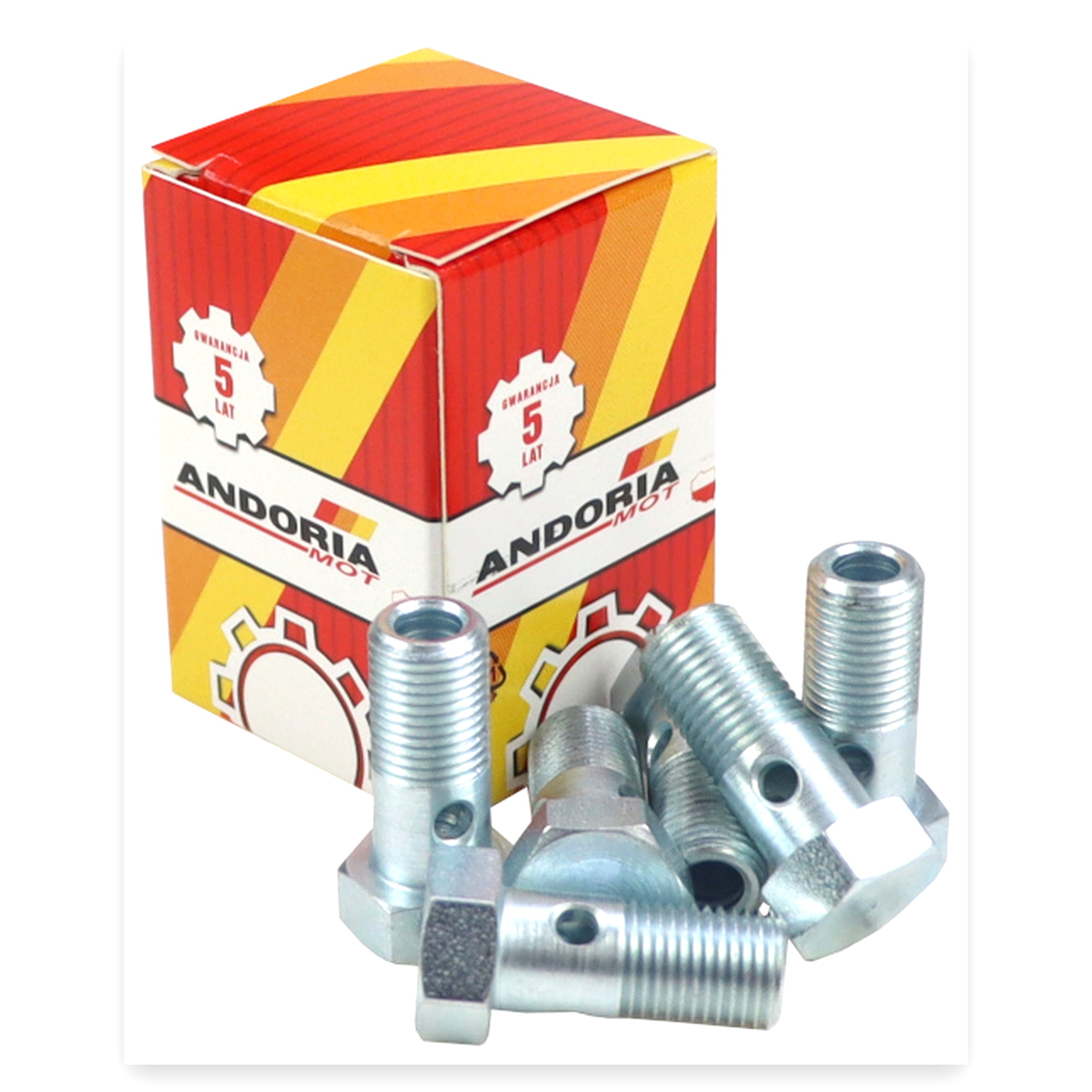 fdfde400141ed47428c58789f56d2ef8.jpg Śruba przelewowa łącznika M10x1 o zwiększonym przepływie 3-otwory (pakowane po 6) ANDORIA widoczna cena za 1 sztukę