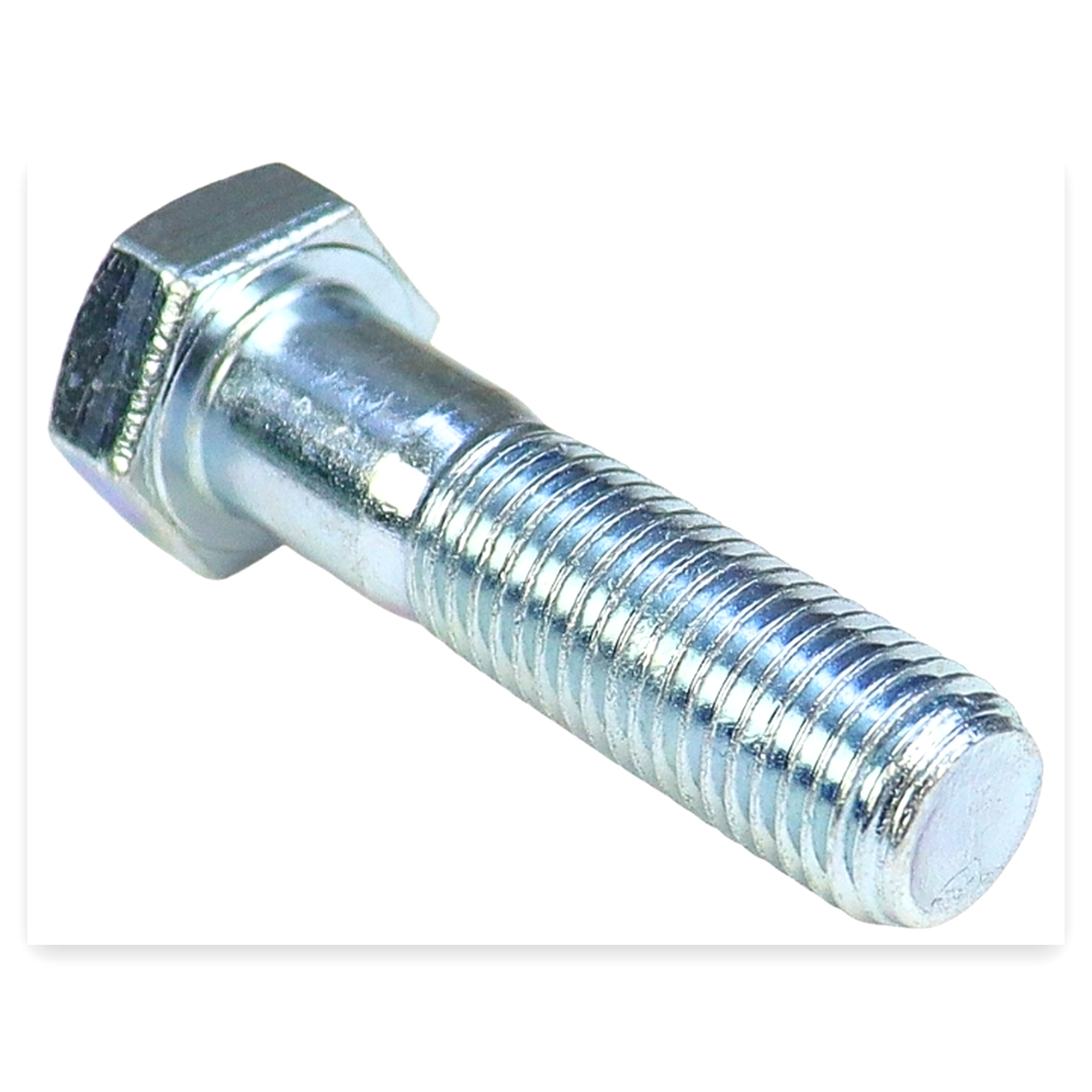 Śruba z łbem 6-kątnym niepełny gwint M16x60 kl.8.8 DIN931 ocynk biały