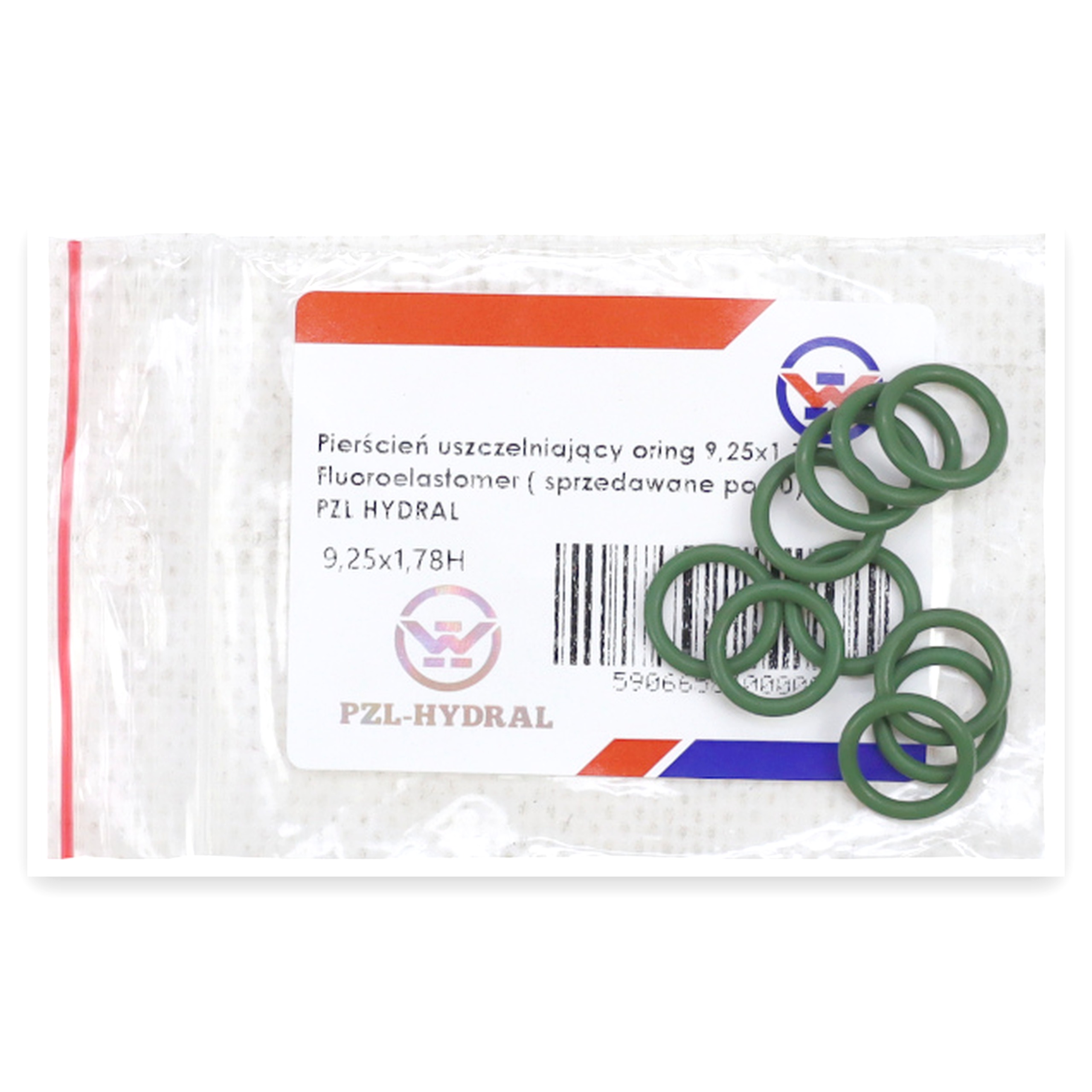 11f9502af4ddeba20f39e2a63342d001.jpg Pierścień uszczelniający O-ring 9,25x1,78 oring Fluoroelastomer Viton PZL HYDRAL ( sprzedawane po 10 szt - cena za szt )