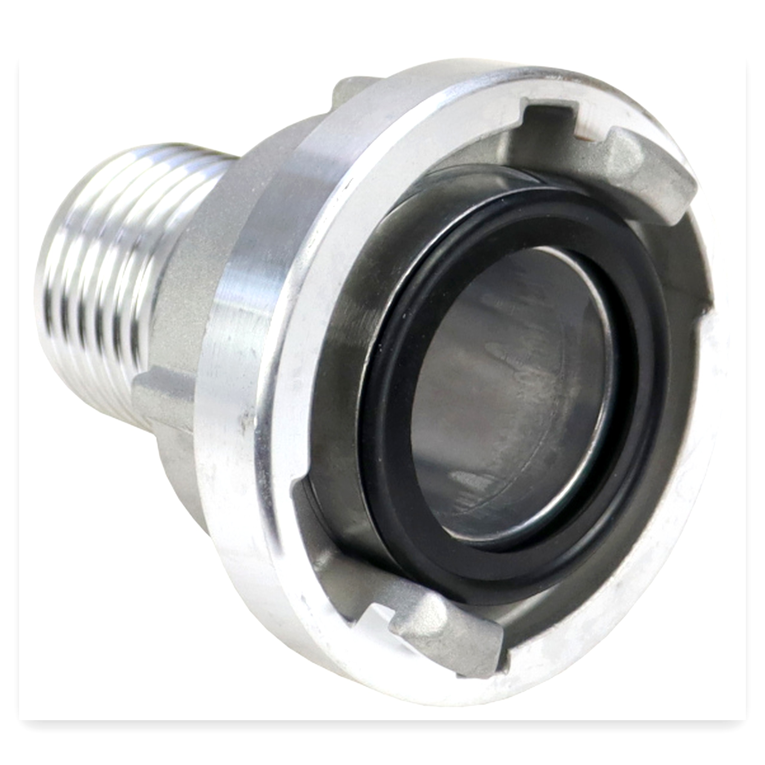 16d4b3c2d95d5ce8f75aa1901c5f3c35.jpg Łącznik ssawny 52 mm + tuleja karbowana 50 mm aluminiowy PZL HYDRAL