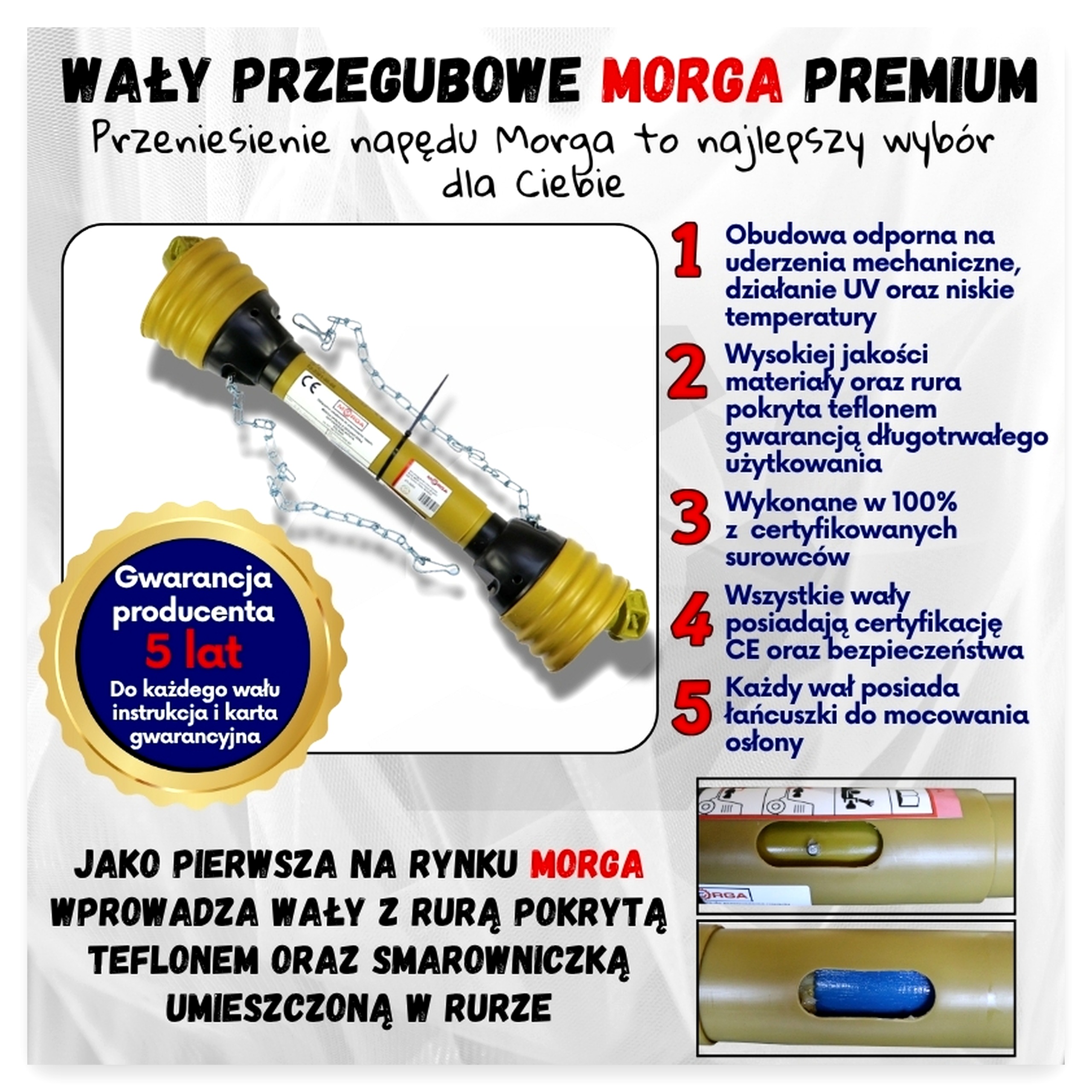 1a2cd50fea81cf9dee4130e3ae3ff99f.jpg Wał przegubowy teleskopowy WOM Seria 62 rura trójkąt długość mm 620Nm