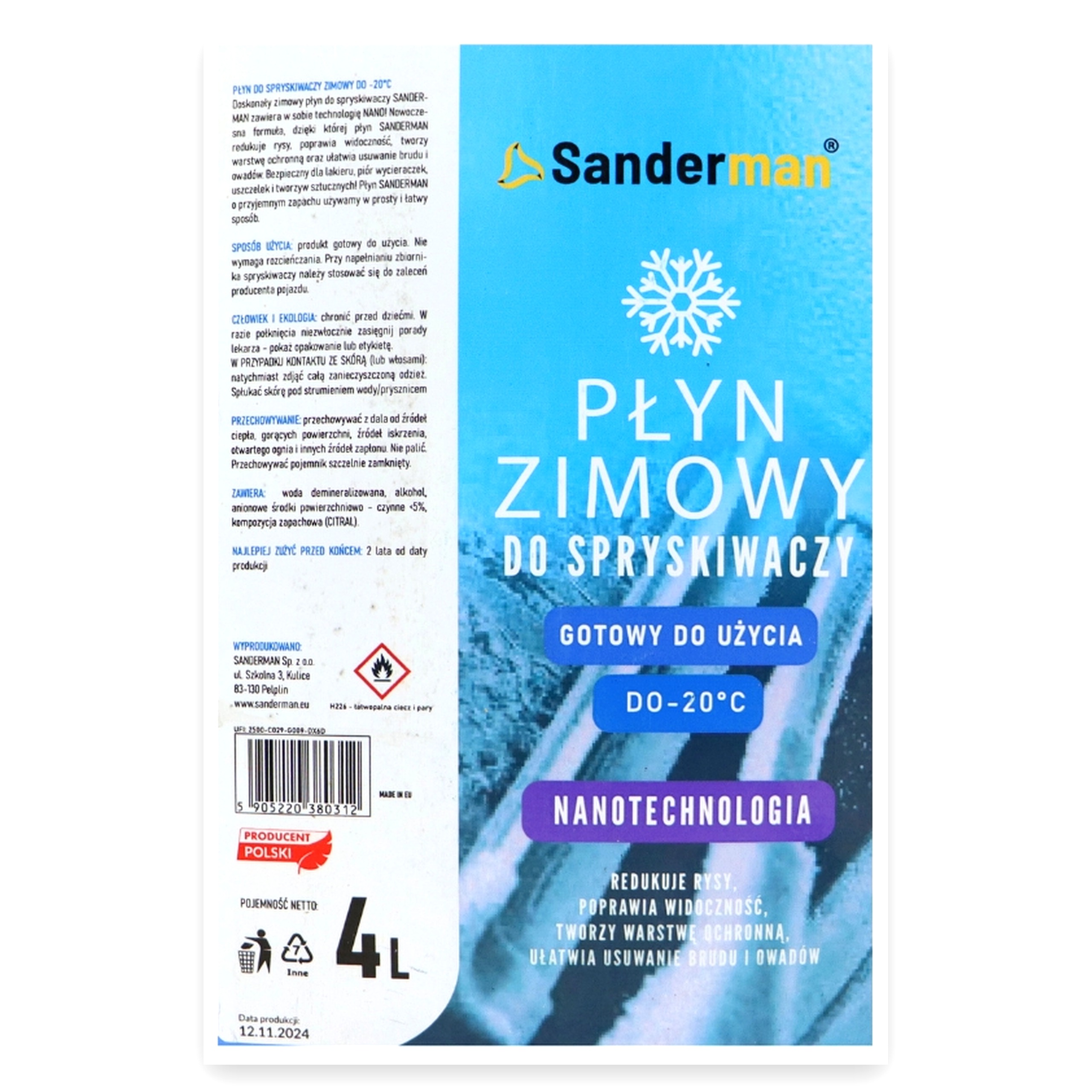 213205585ae5674b92b0210cb48ec049.jpg Płyn do spryskiwaczy zima 4 l -20 st