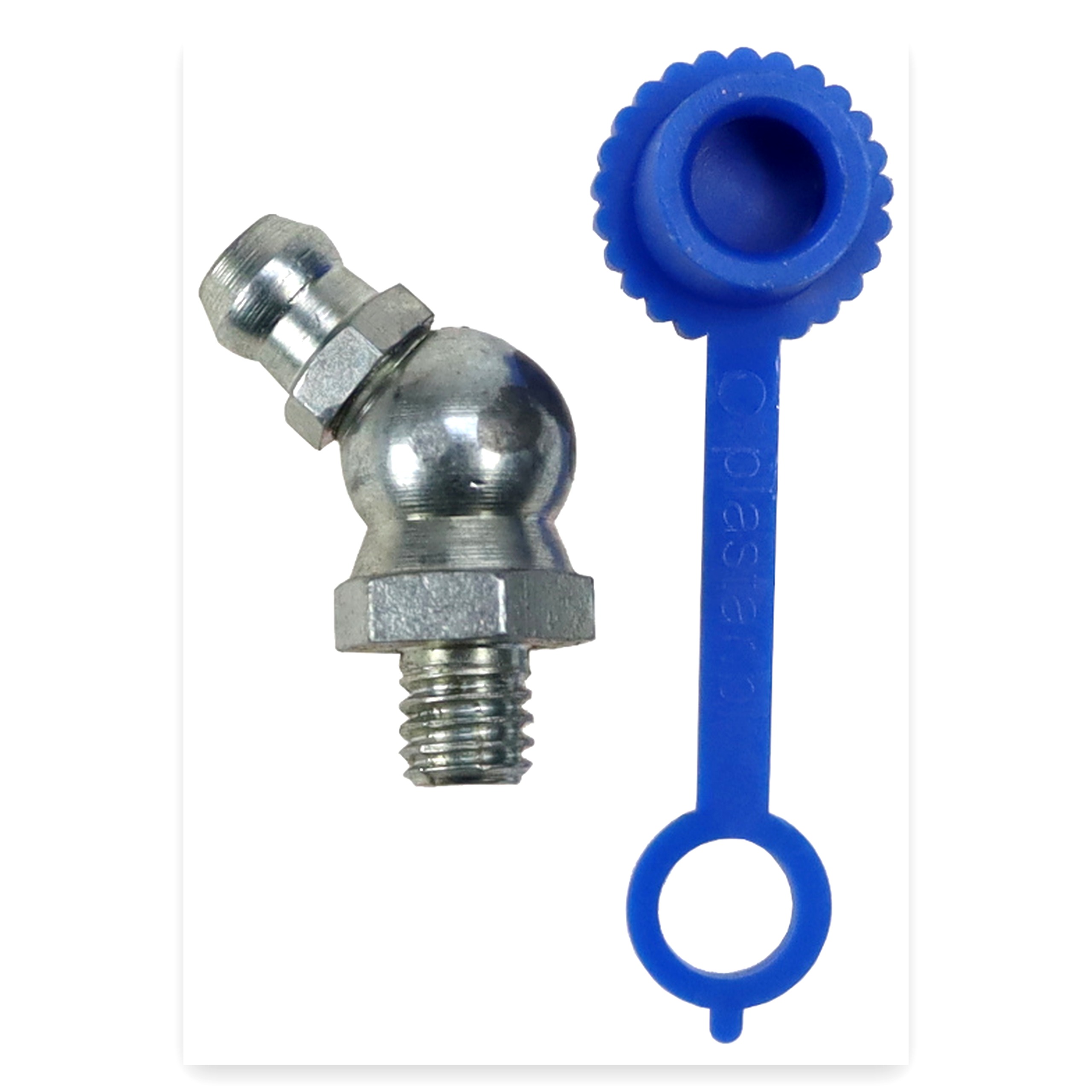 22a8db29158a33a7cb7d4bfc1c2cb423.jpg Komplet smarowniczek M6x45 5szt, osłona smarowniczki niebieska PZL