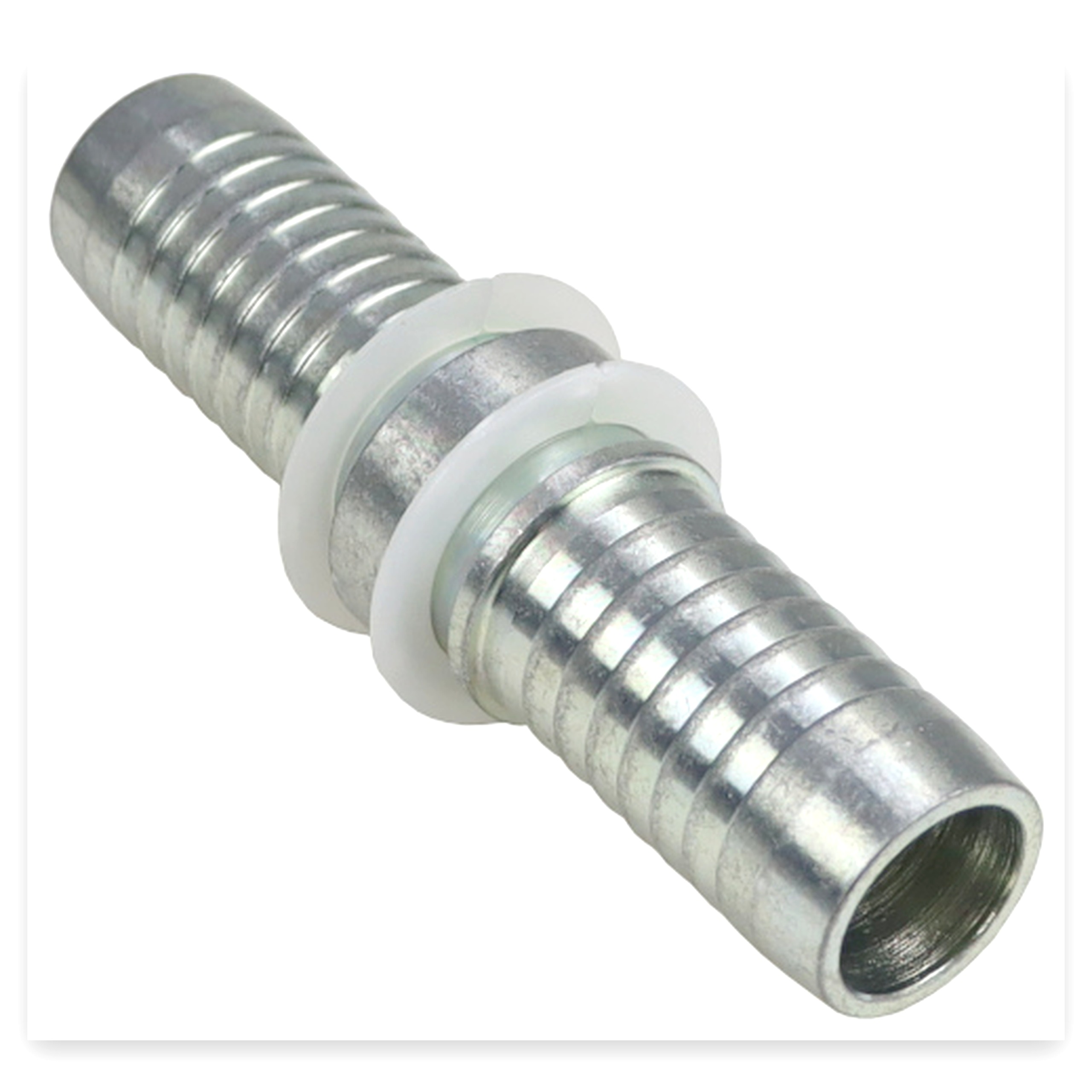 2c04e3e0e745f8a87ac8da42b430ab50.jpg Złącze hydrauliczne naprawcze węża - łącznik węży DN25