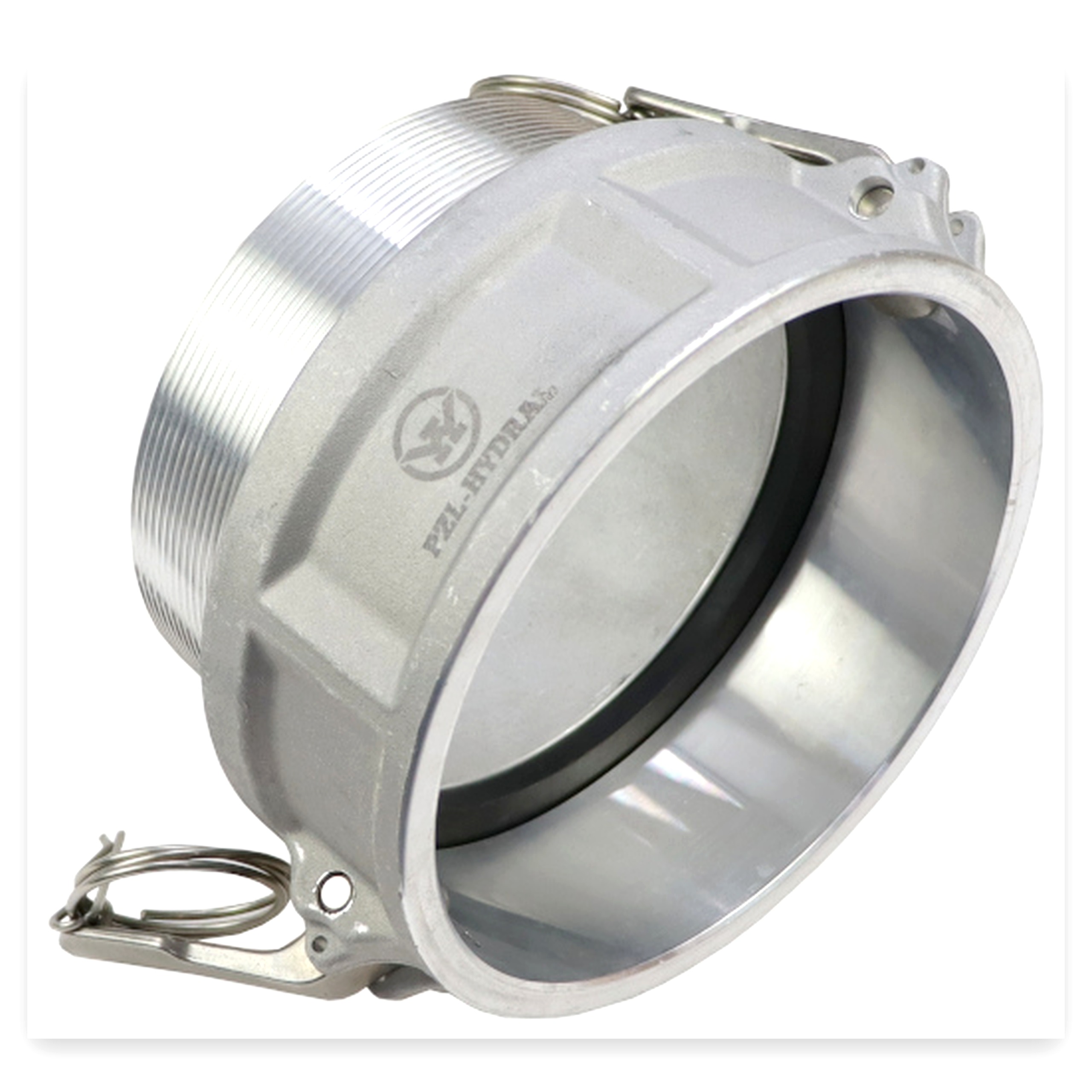 31c7ed891025462a7457b8b5376c6dbd.jpg Szybkozłącze Camlock coupling gniazdo Typ B aluminium 5" x 127 mm PZL
