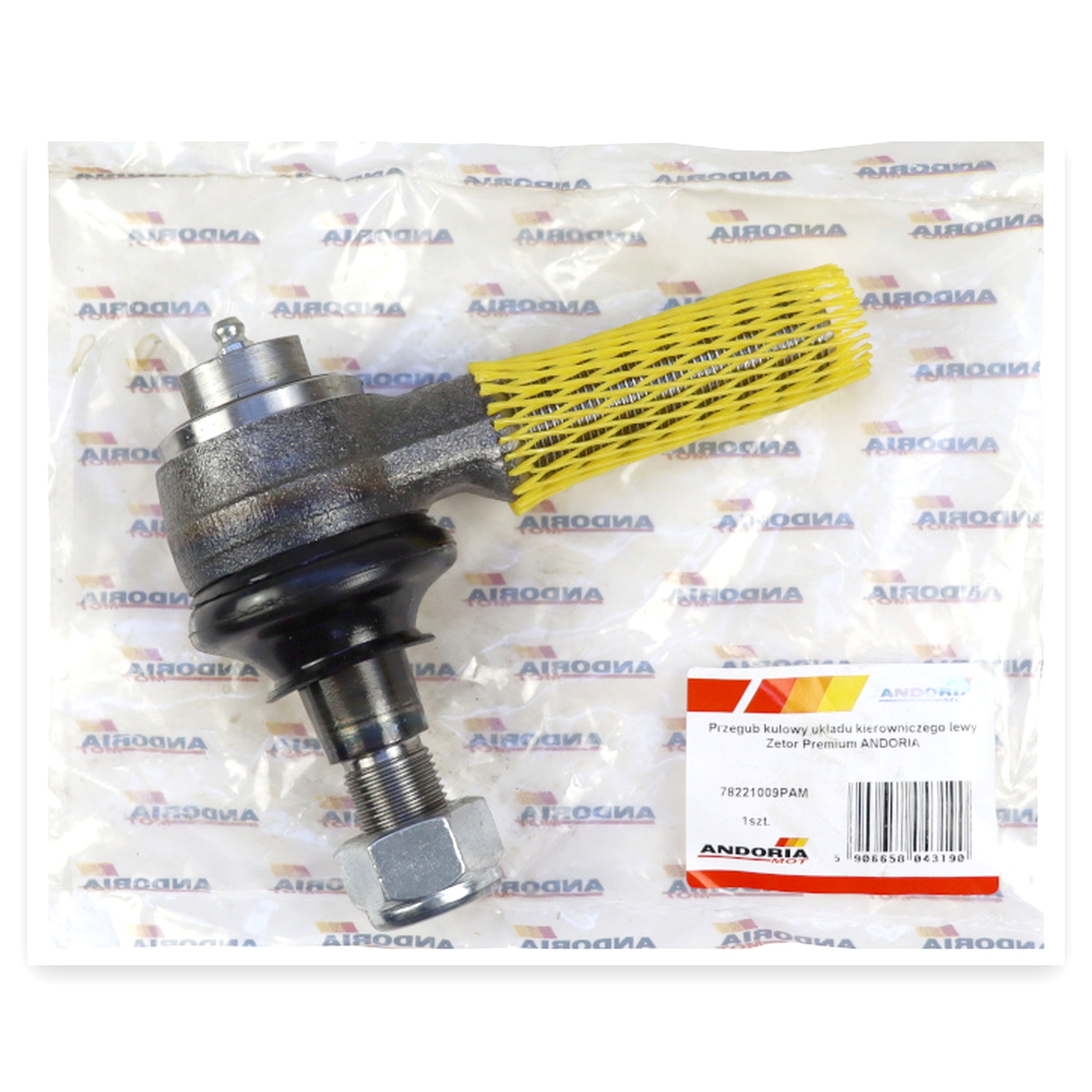 3488610cc8b34642c13eb264f8764436.jpg Przegub kulowy układu kierowniczego lewy z nakrętką regulacyjną Zetor