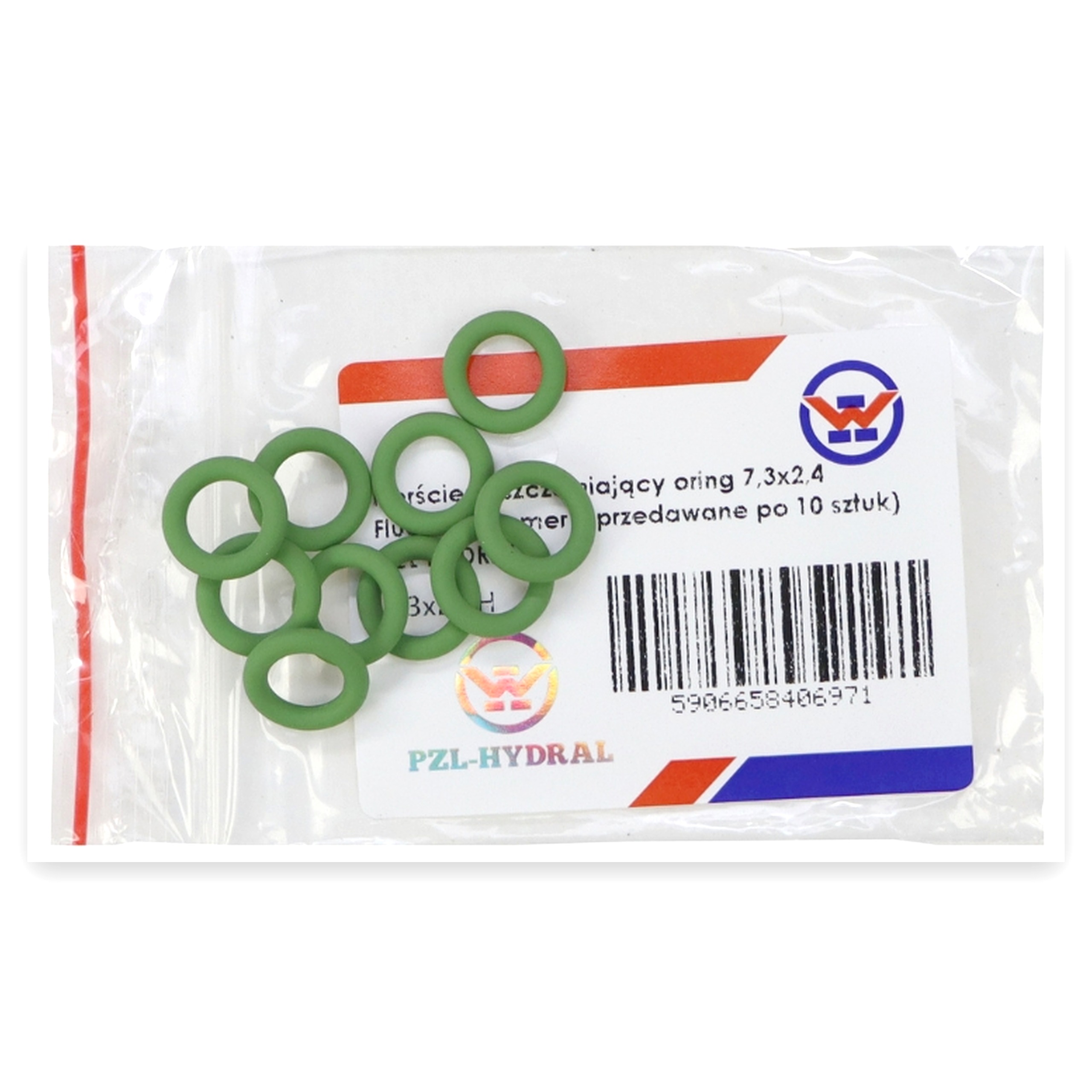 3549df09ab2a77bb0841ad2f5cbef977.jpg Pierścień uszczelniający O-ring 7,3x2,4 oring Fluoroelastomer Viton PZL HYDRAL (sprzedawane po 10 szt - cena za szt )