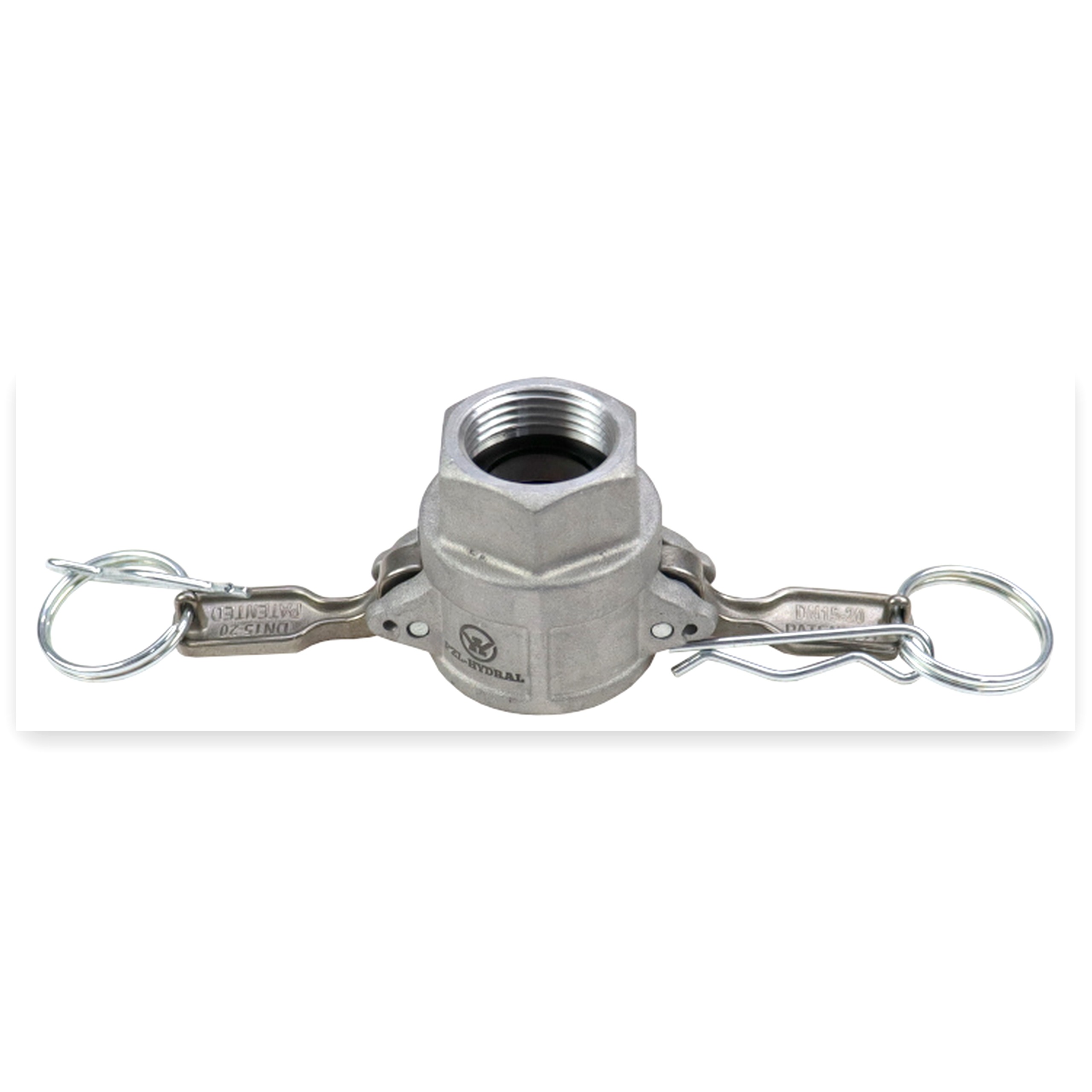 3bba7d1edb7a2e3dcede5aeb8ea5bbf1.jpg Szybkozłącze Camlock coupling gniazdo Typ D aluminium 3/4" x 19 mm PZL