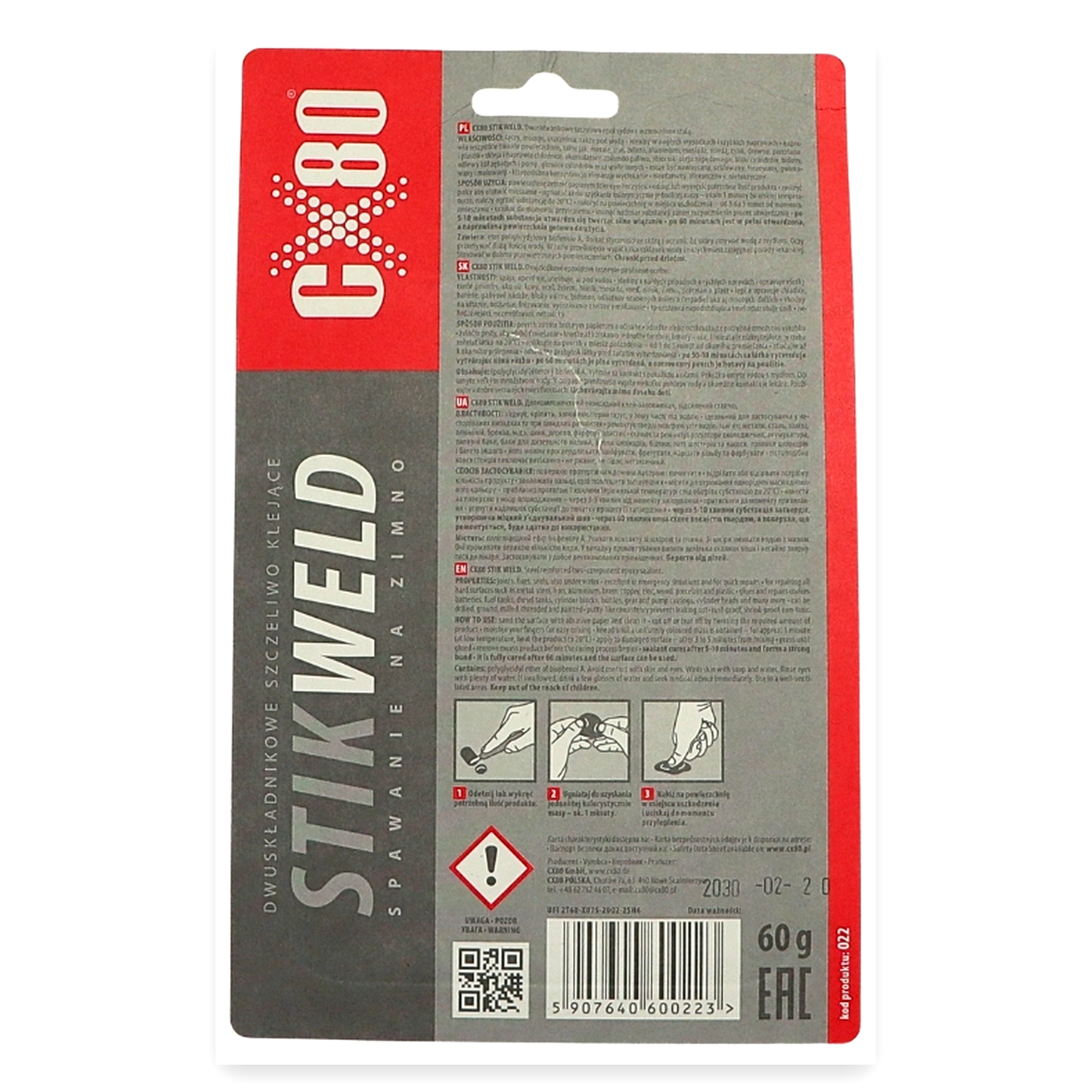 Szczeliwo 60g Stik do ładowacza