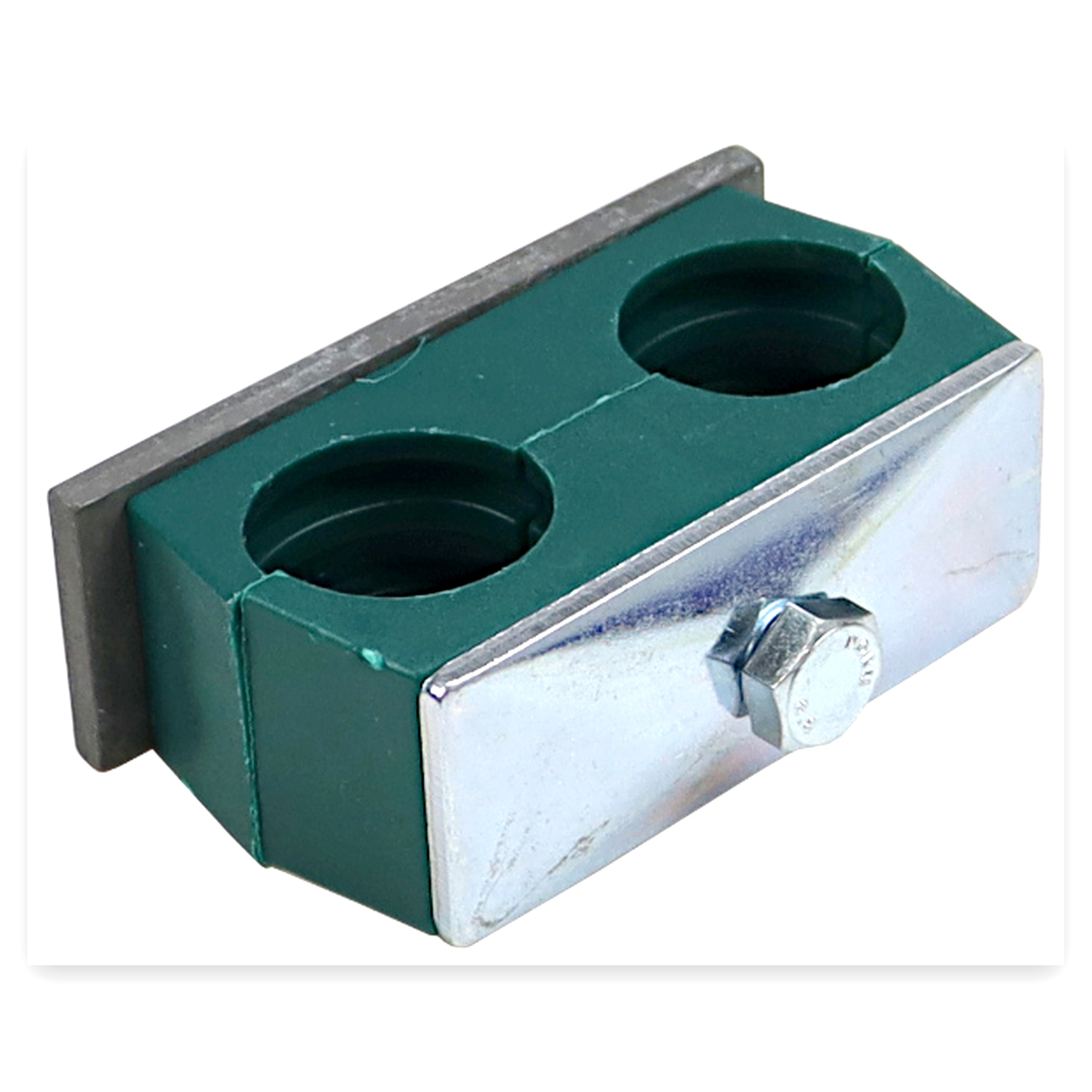40ad7ac235db2275225333698a695ba0.jpg Uchwyt polipropylenowy podwójny do rur i przewodów FI-28 mm śruba z