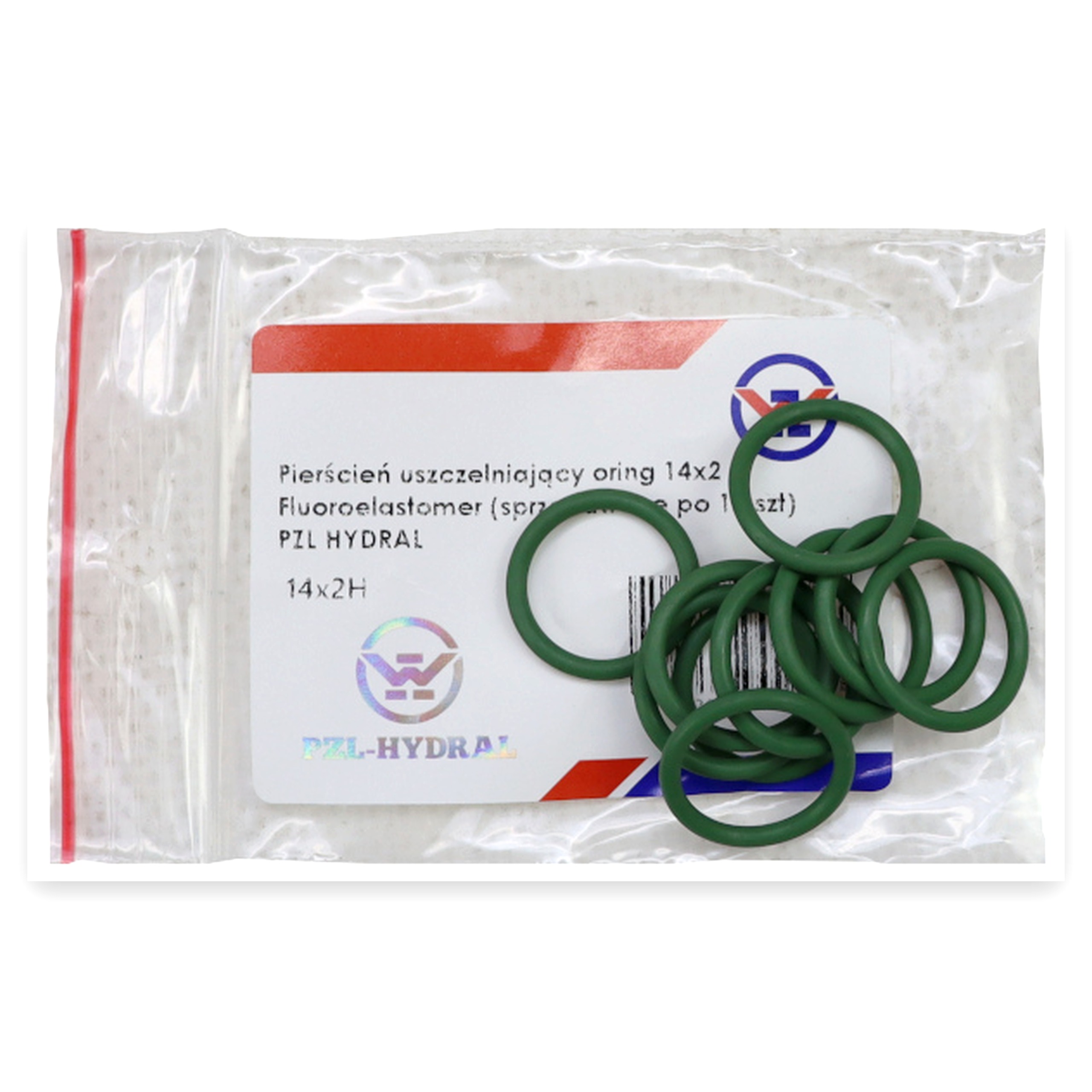 45492884f9289491b63ab347701c2893.jpg Pierścień uszczelniający O-ring 14x2 oring Fluoroelastomer Viton PZL HYDRAL (sprzedawane po 10 szt - cena za szt ) 545105050