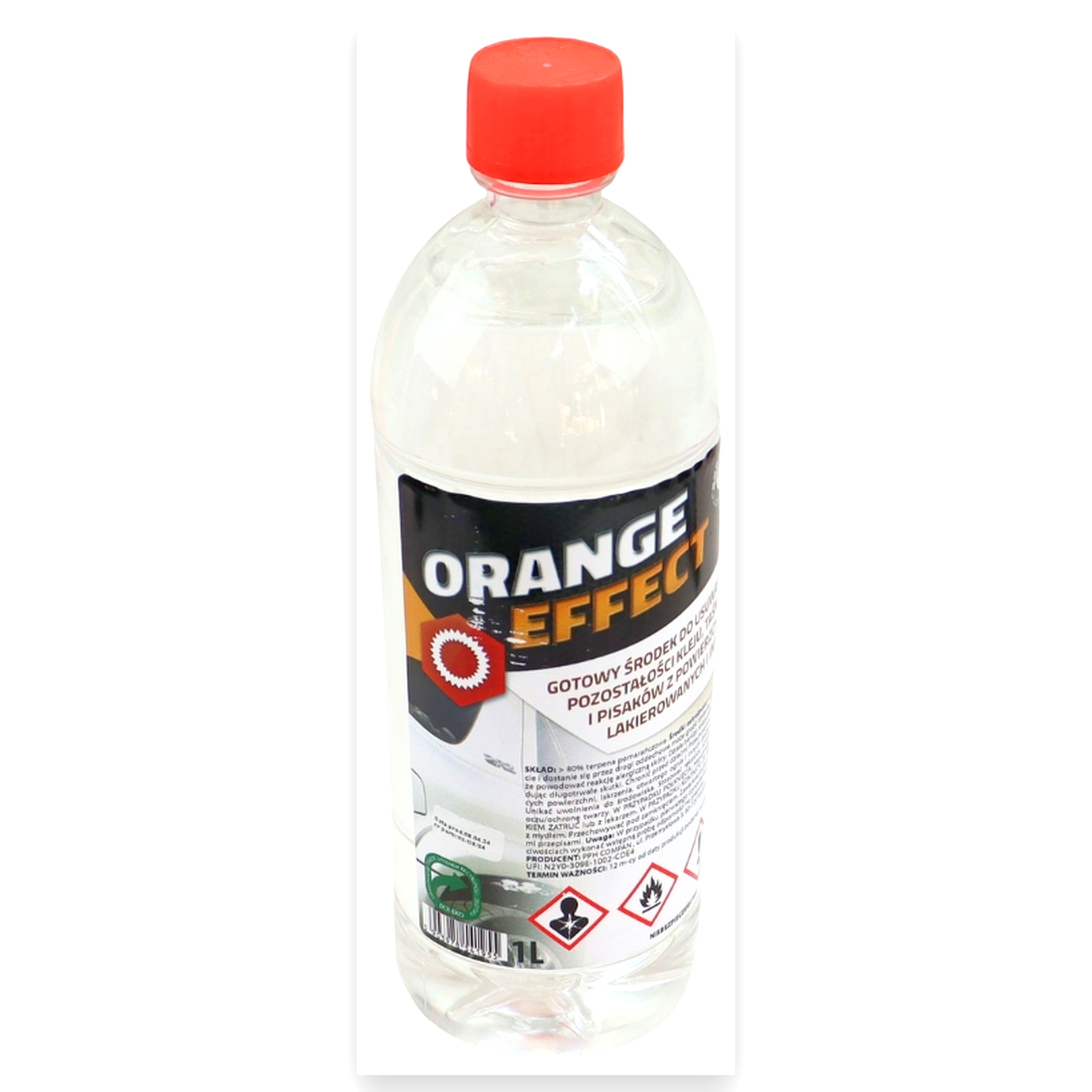 Płyn usuwający smołę pozostałości klejów, taśm Orange Efect Ultramyt 1