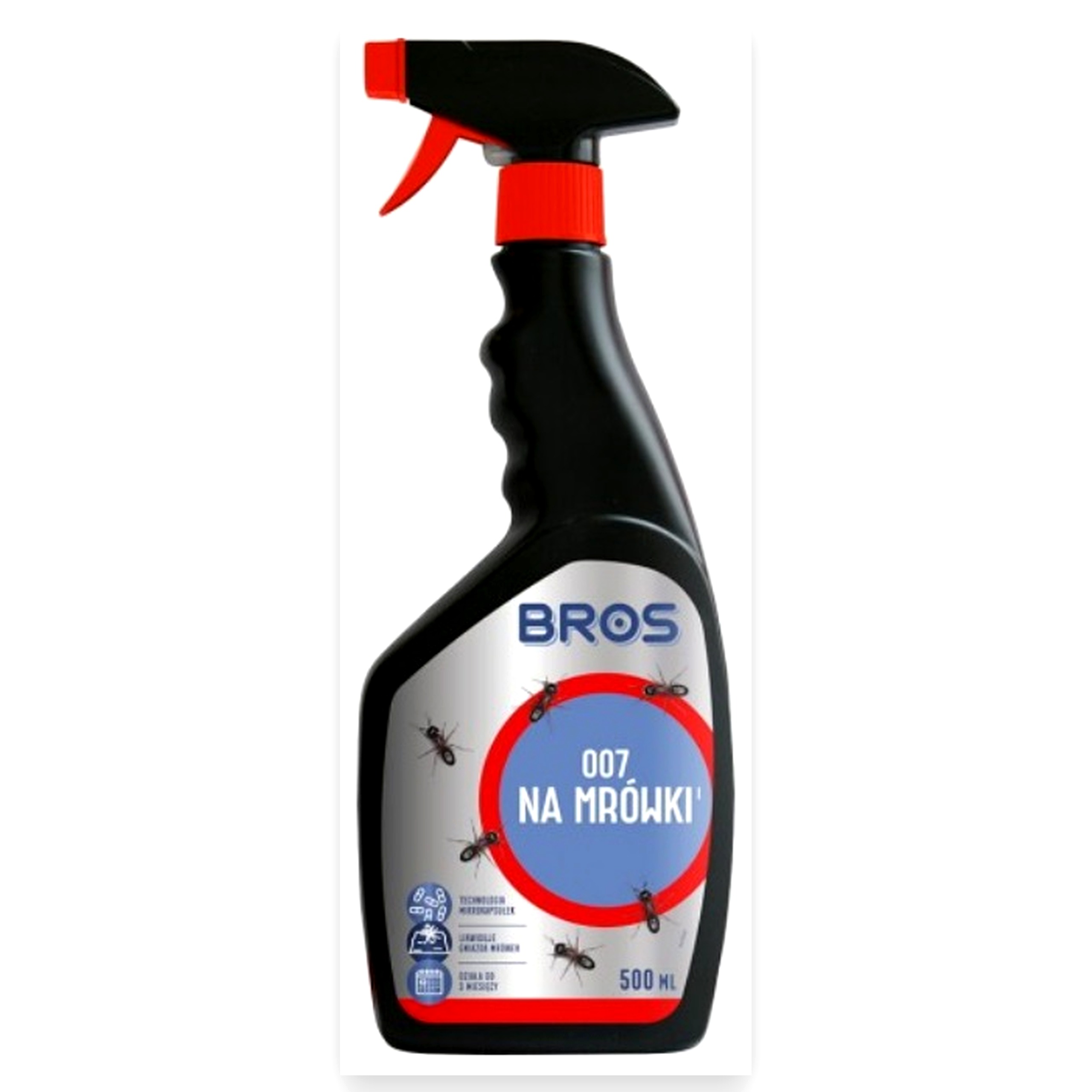4c6573be0eac828645267d8f097ee31f.jpg Płyn preparat środek na mrówki 500ml atomizer - spray 007 Bros