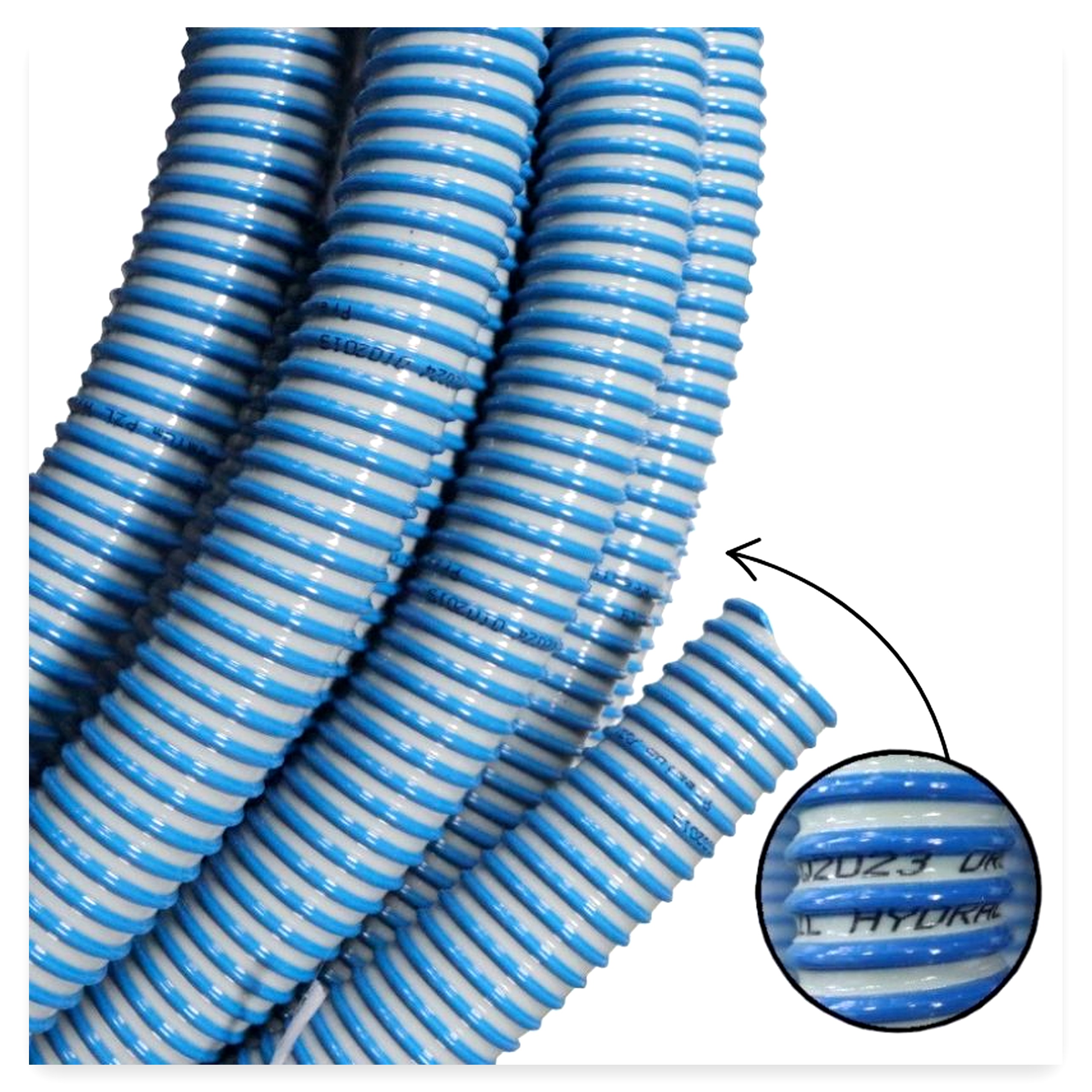 4d634b3800667a3a1920a6a2f936ce58.jpg Wąż asenizacyjny PVC/PCV ssawno - tłoczący DN40 ( sprzedawany na
