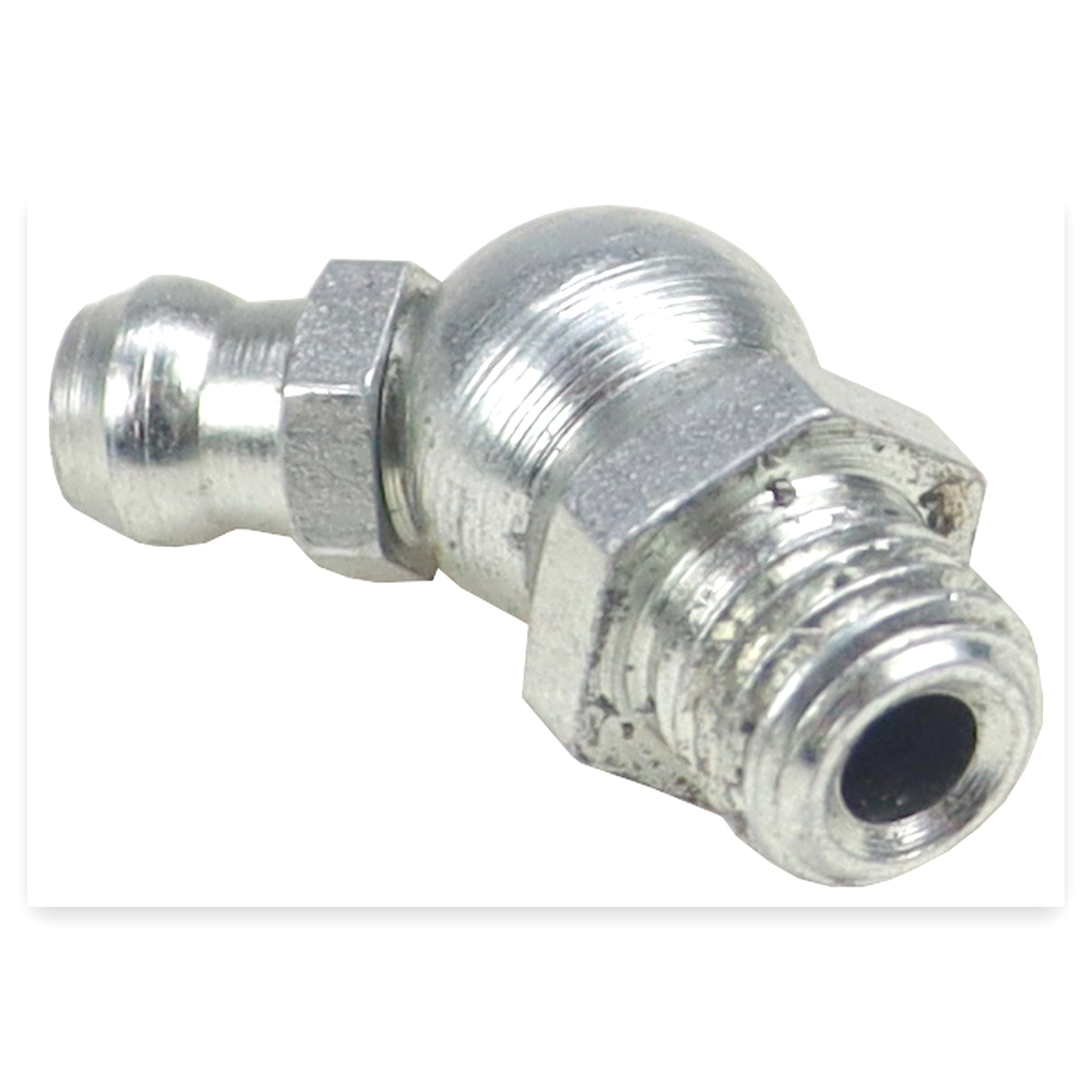 561c80eb98be0e319491d26e906b3f4a.jpg Smarowniczka kątowa 45 M8 stalowa cynkowana DIN 71412 (sprzedawane po 50szt) PZL HYDRAL widoczna cena za 1 sztukę