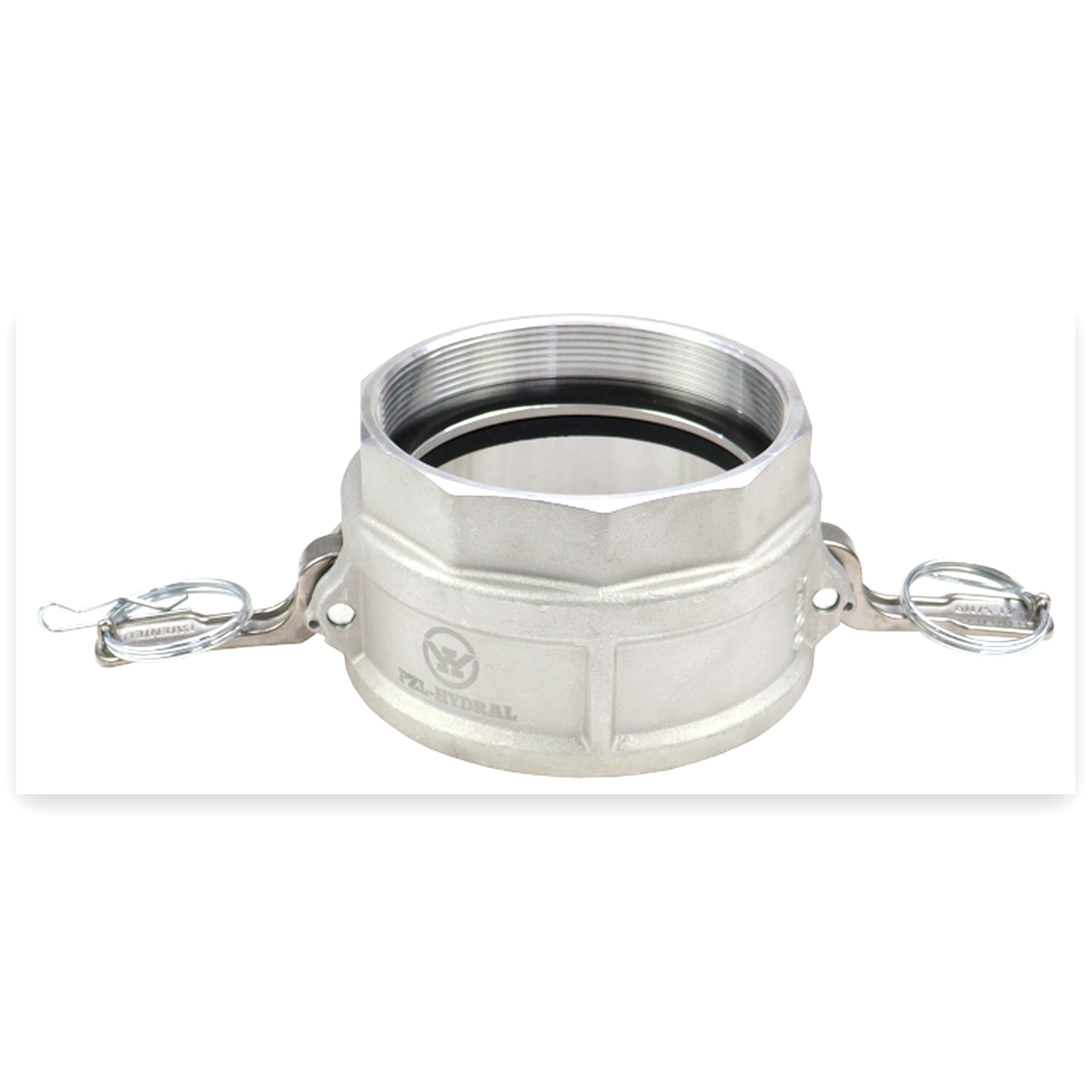 5bbdb6386ebb4c526308e8826526b682.jpg Szybkozłącze Camlock coupling gniazdo Typ D aluminium 4" x 101 mm PZL