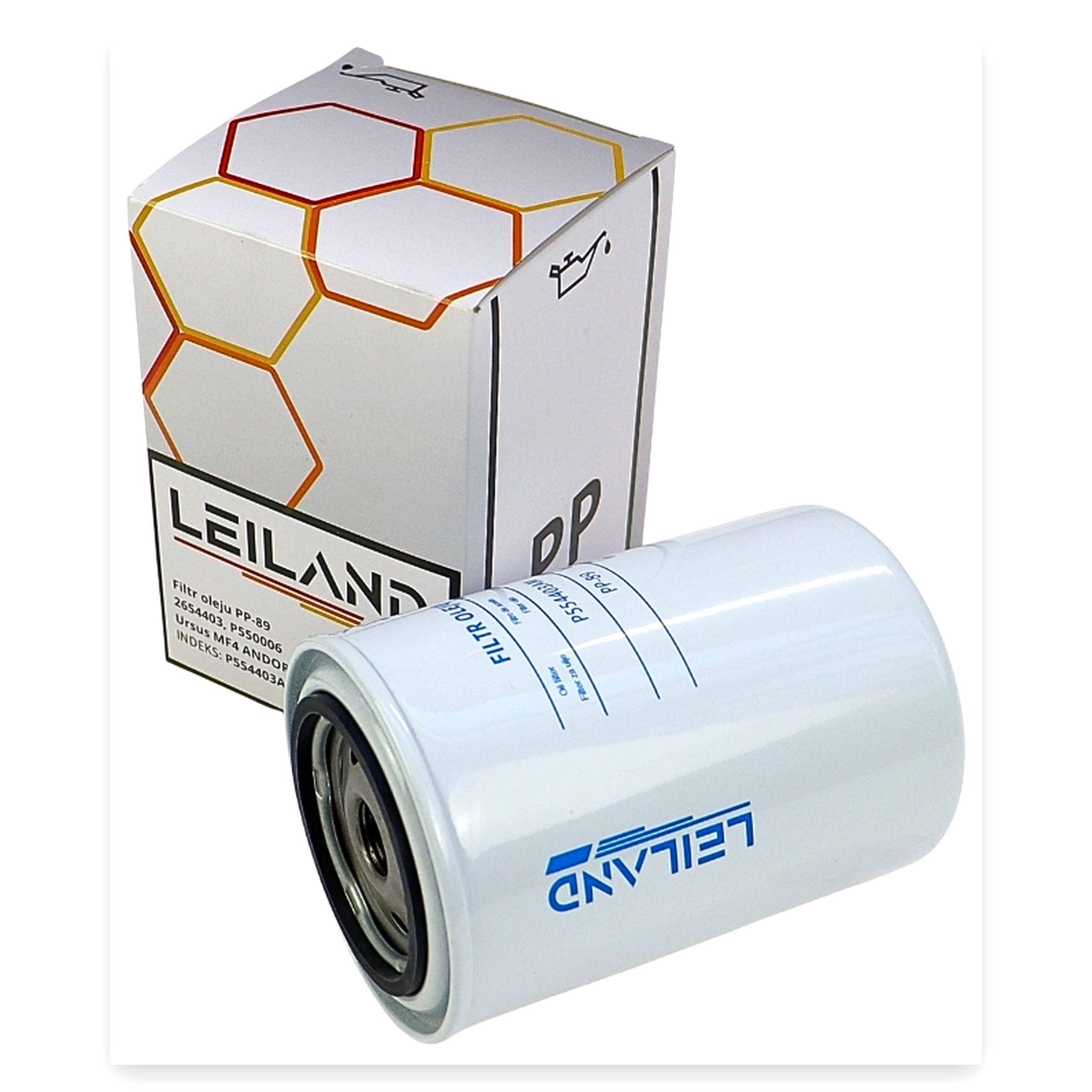 5f3877a70f227e5e14e98d78870a02d2.jpg Filtr oleju silnika puszka PP-8.9 2654403, P550006 Ursus MF4 LEILAND sprzedawane po 10szt