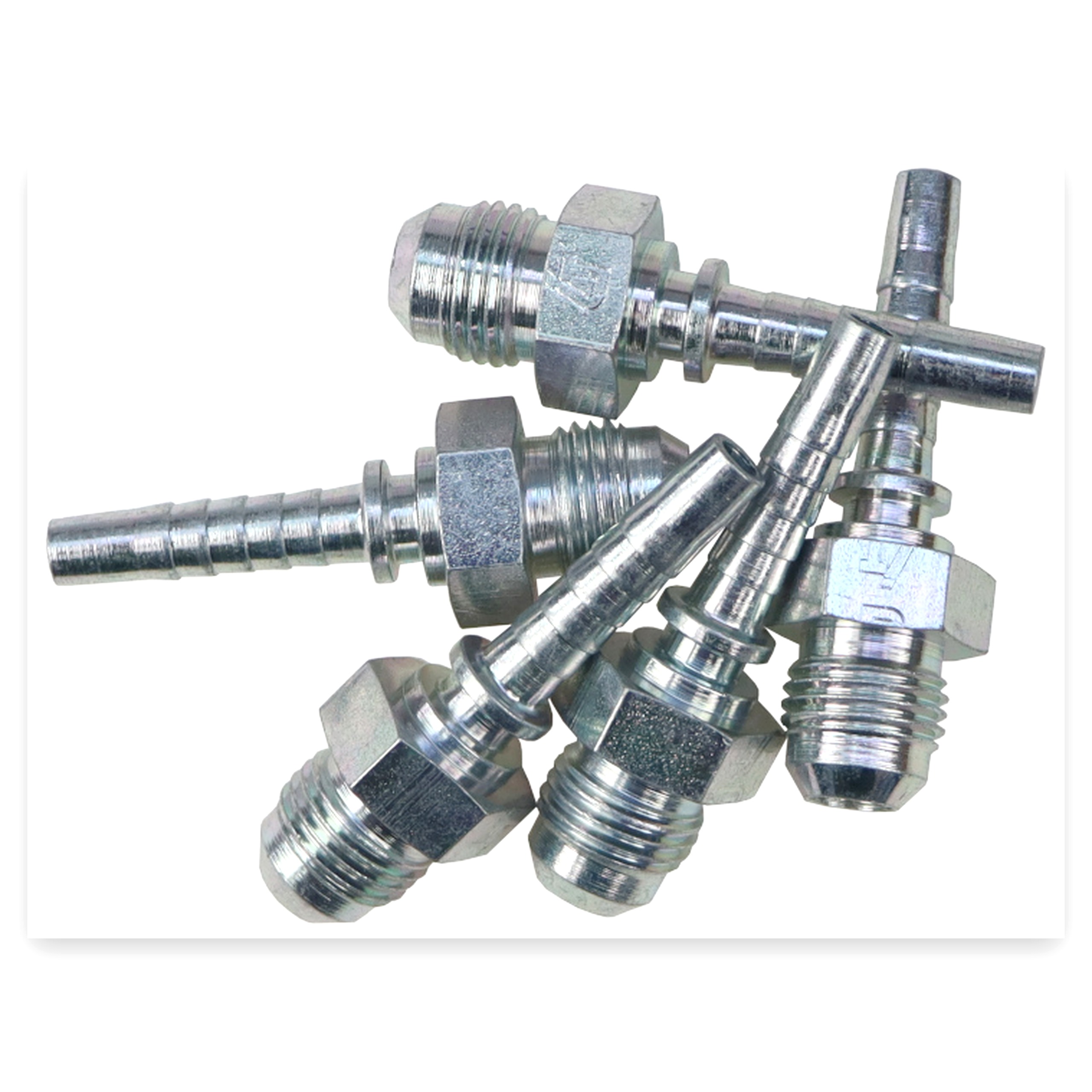 62860a2af8c237a1d7cc7442cc12af56.jpg Końcówka zakucie hydrauliczne JIC AGJ DN06 9/16 - 18 UNF (sprzedawane po 5) Premium HYDRAL