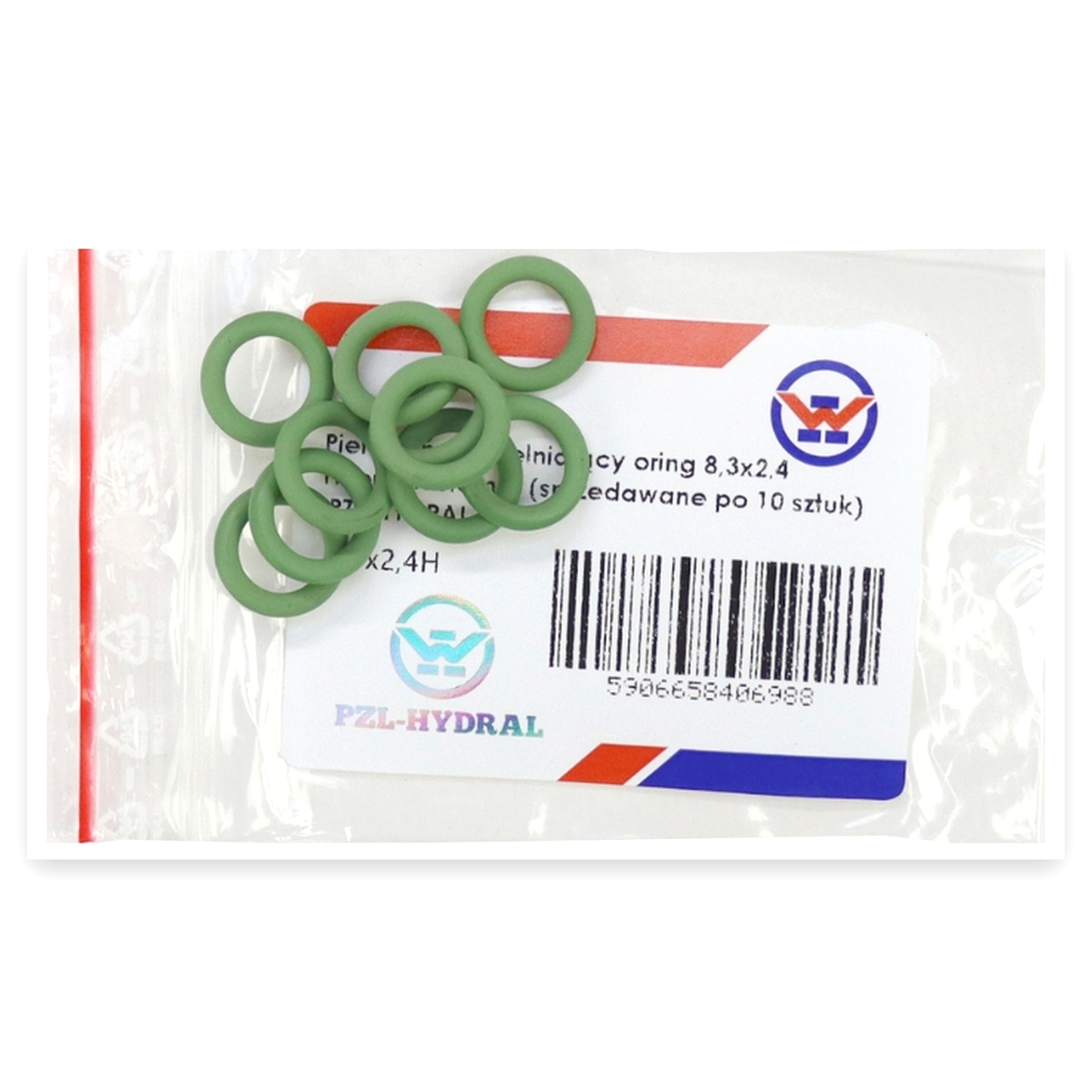 645f85db591c1e5a9548f9c4a06d9224.jpg Pierścień uszczelniający O-ring 8,3x2,4 oring Fluoroelastomer Viton PZL HYDRAL (sprzedawane po 10 szt - cena za szt )