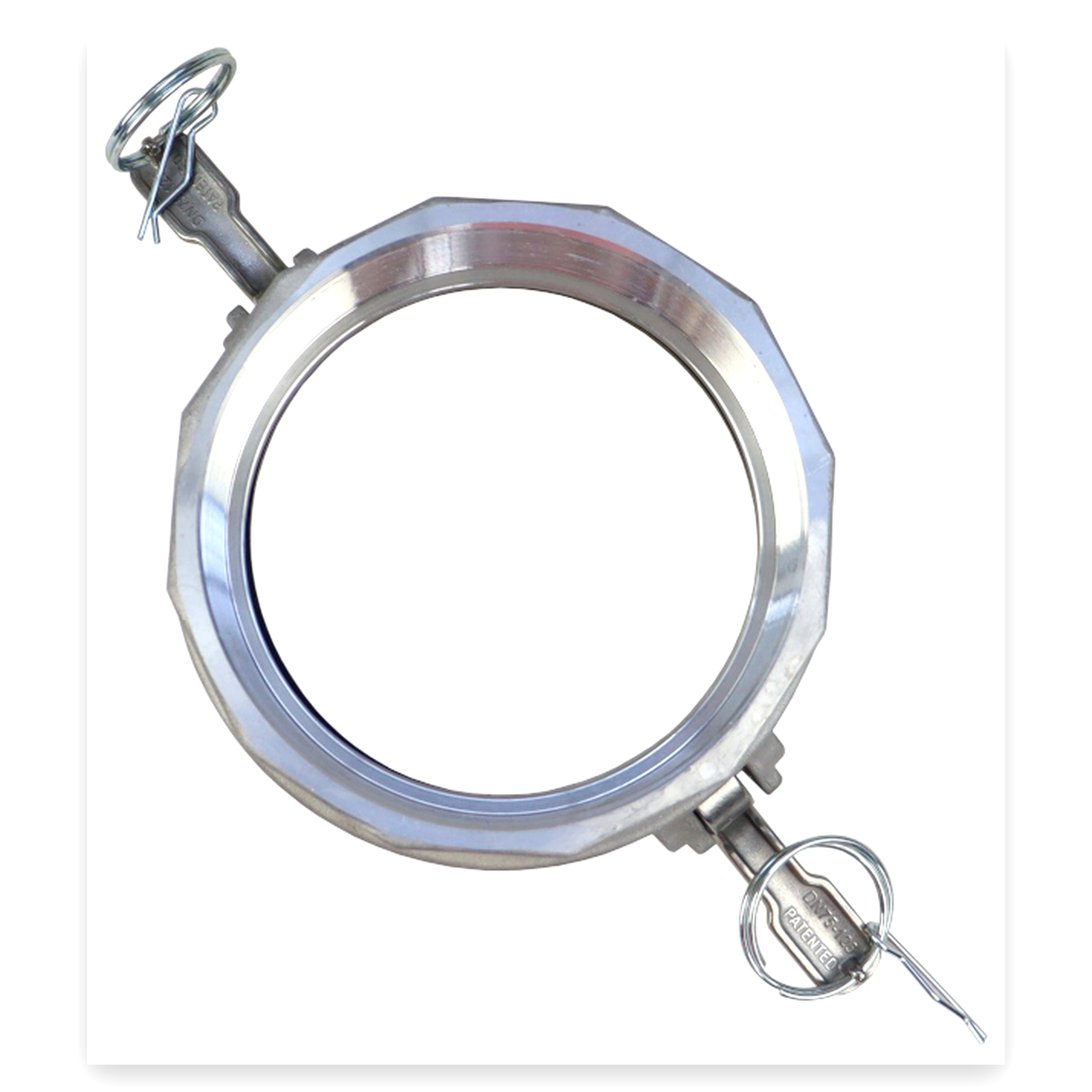 649d451a1c8be1b28a86ff880aceb4f2.jpg Szybkozłącze Camlock coupling gniazdo Typ D aluminium 5" x 127 mm PZL