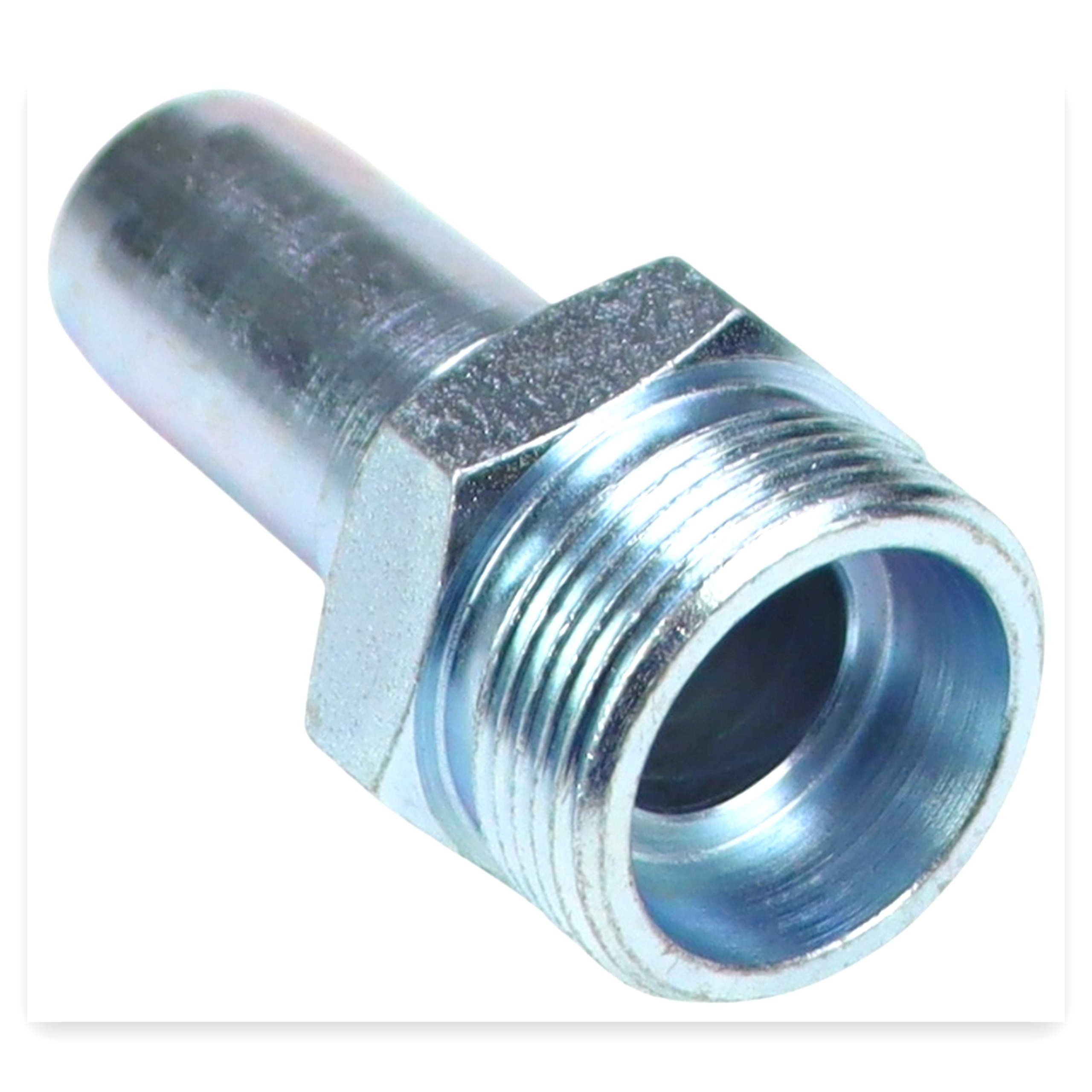 Końcówka węża teflonowego karbowanego PTFE DN15, typ B1 M26x1,5