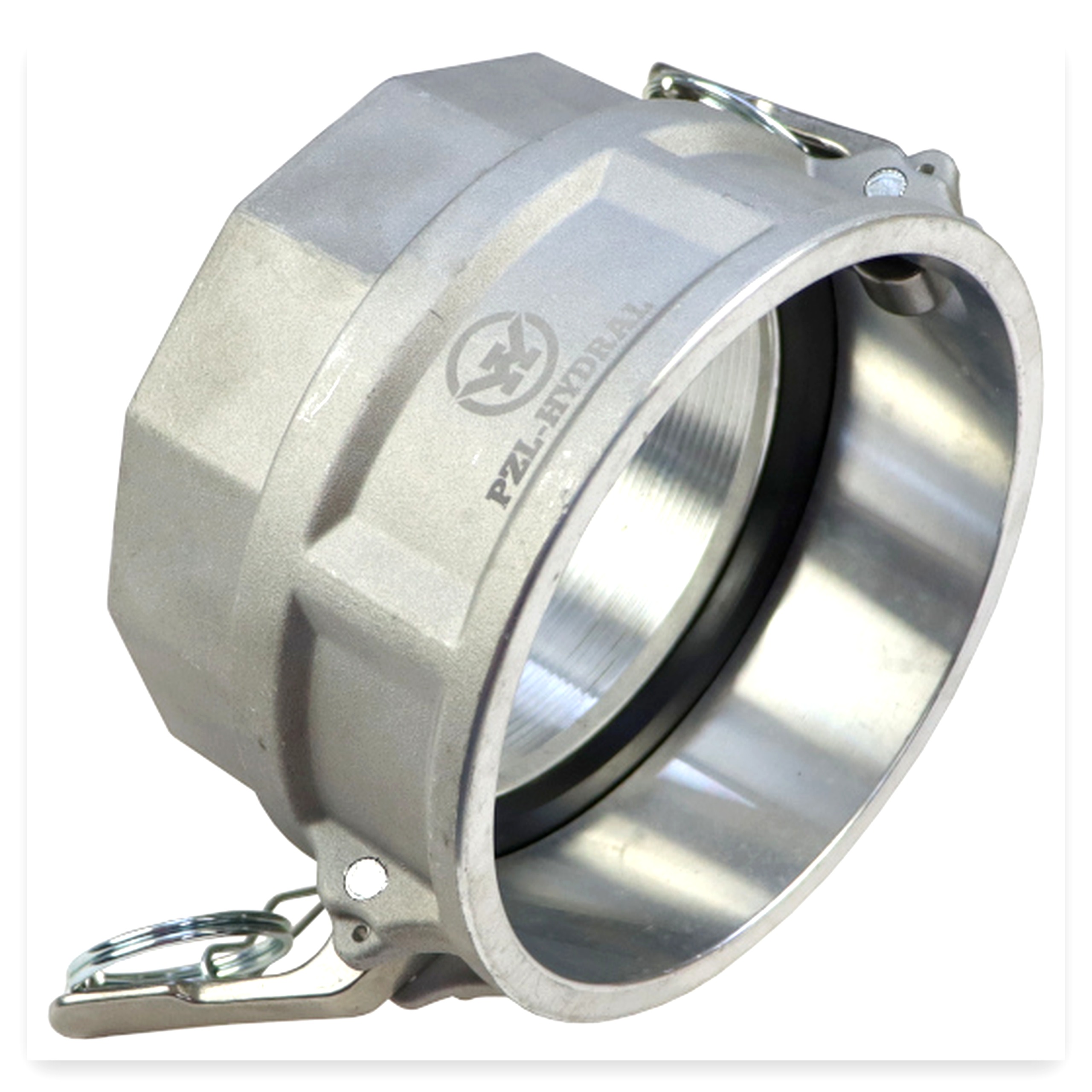 7f53261153d9e75bb457f8f5077599aa.jpg Szybkozłącze Camlock coupling gniazdo Typ D aluminium 5" x 127 mm PZL