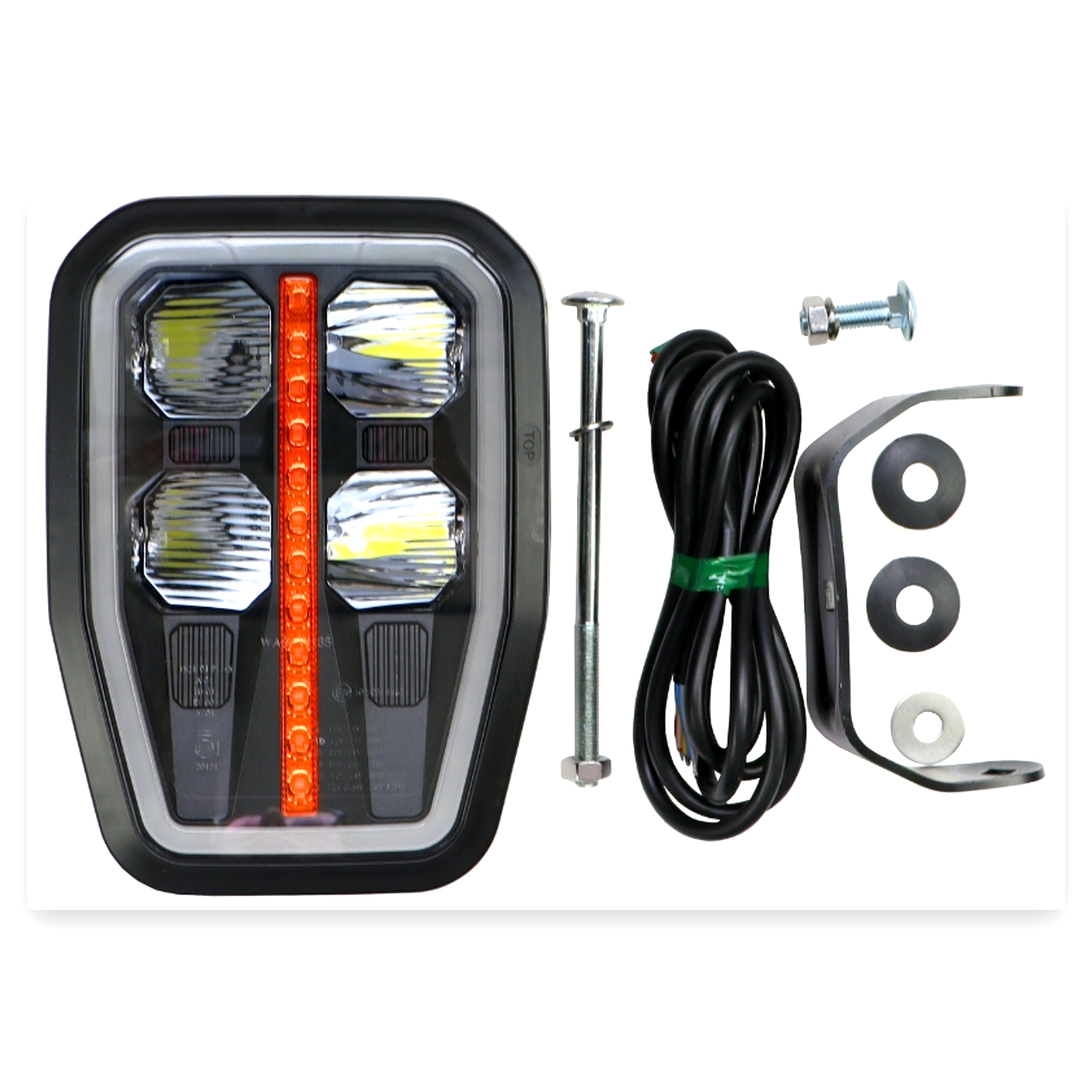 86def3c337618ccccf1ddb8725c52211.jpg Lampa zespolona, robocza przednia 6-funkcyjna lewa W188 JCB 12 V/24 V