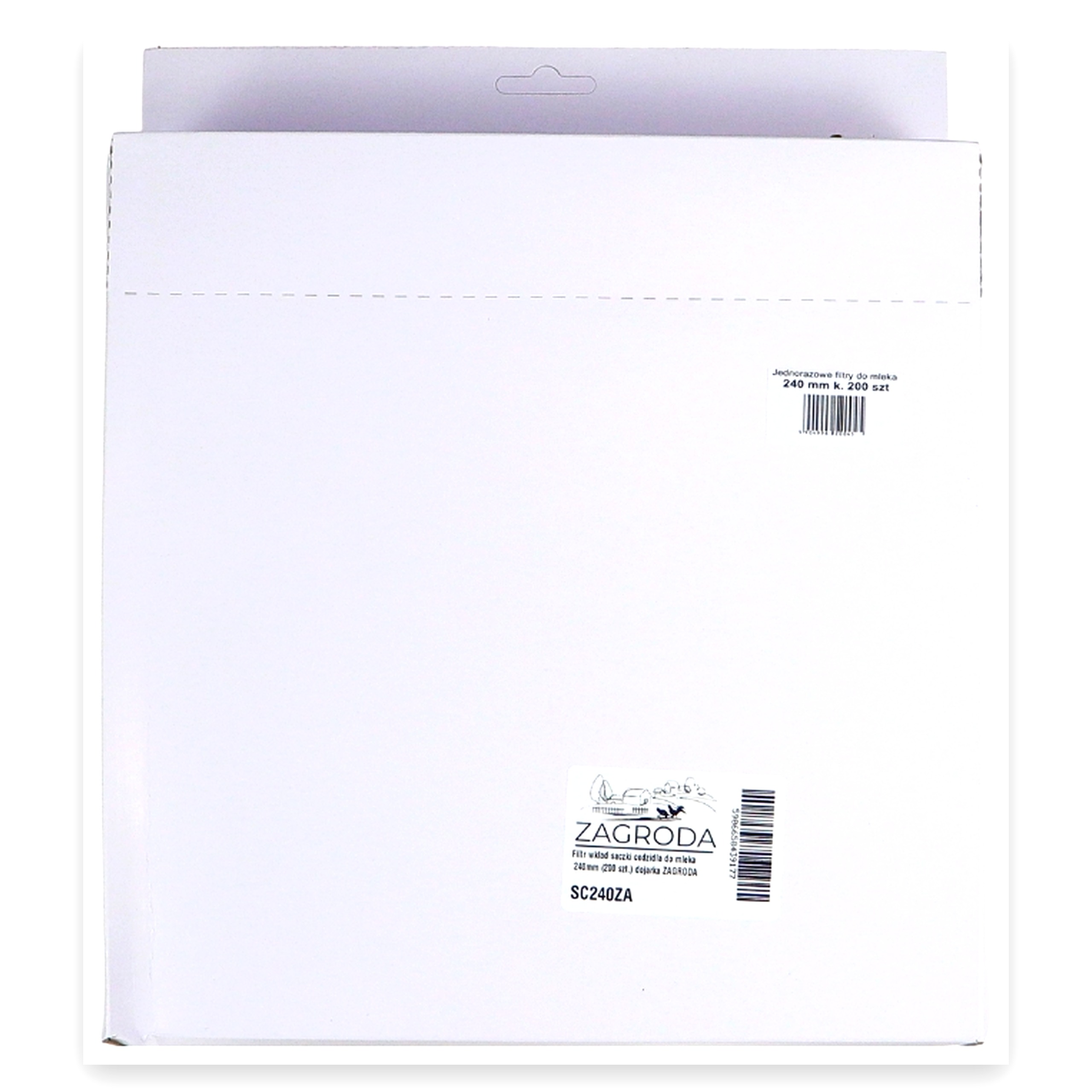 8be644ec9048f65a70be1f70d1c196d3.jpg Filtr wkład sączki cedzidła do mleka 240 mm (200 szt.) dojarka ZAGRODA