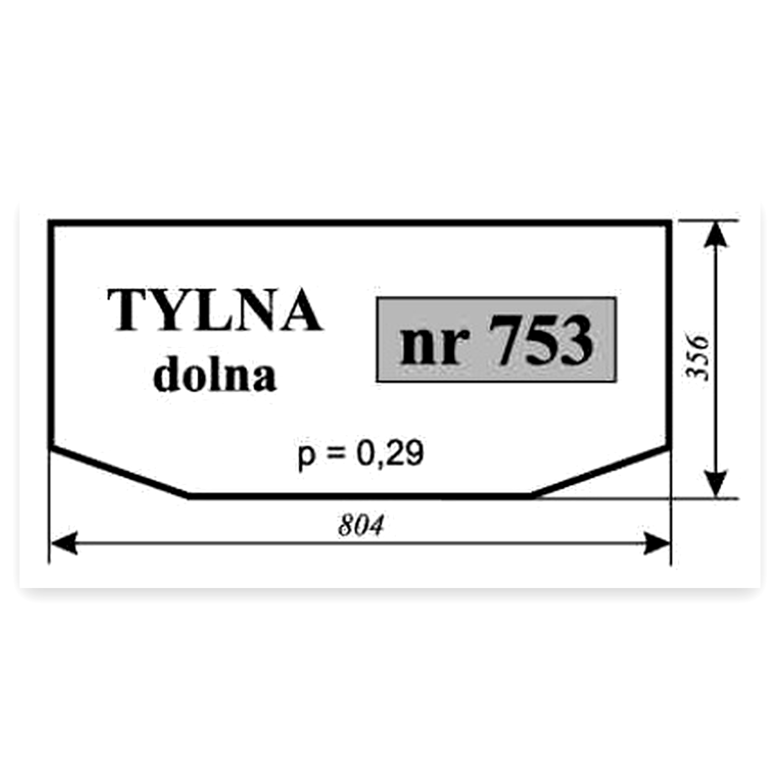 8d7ebb0d3b49ba8eba0ade99a7bd2cf7.jpg Szyba tylna dolna do ciągnika