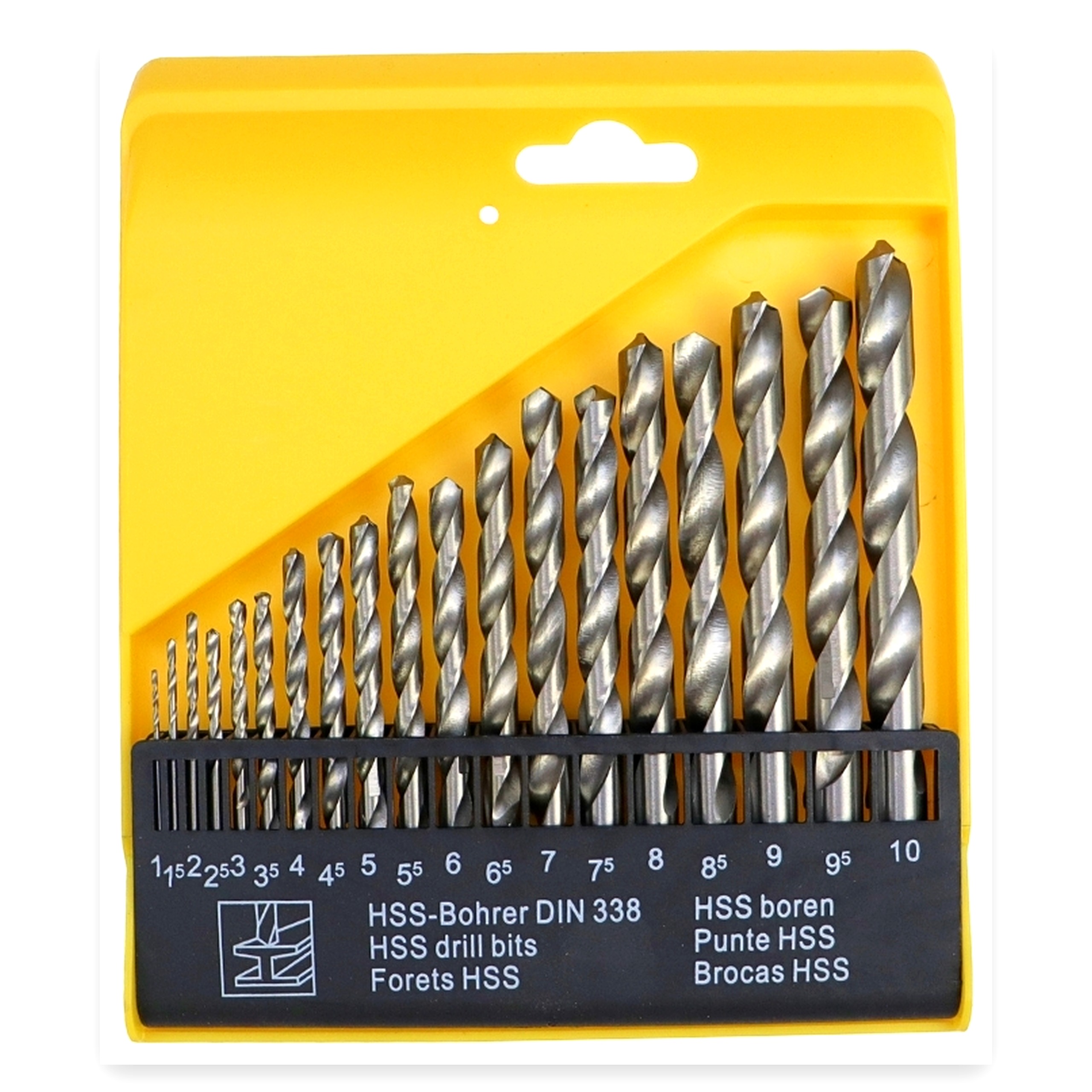 988ac374e4e5703a3768a9ebc05ce92f.jpg Komplet wierteł do metalu HSS 19cz 1-10 mm