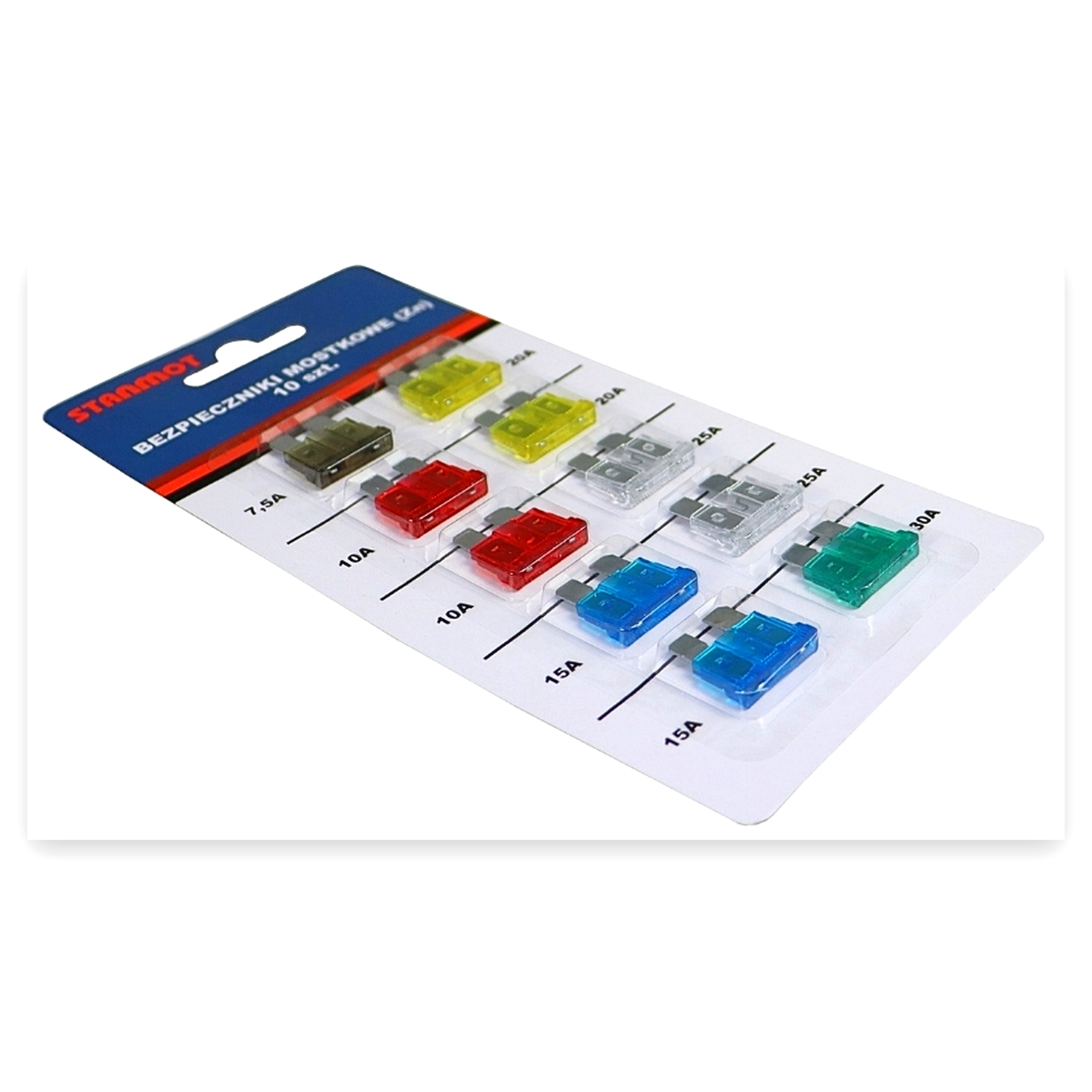 9975dbec3196f35cdccd7946ed3a2d8b.jpg Zestaw komplet bezpieczników płytkowych dużych standard 10szt