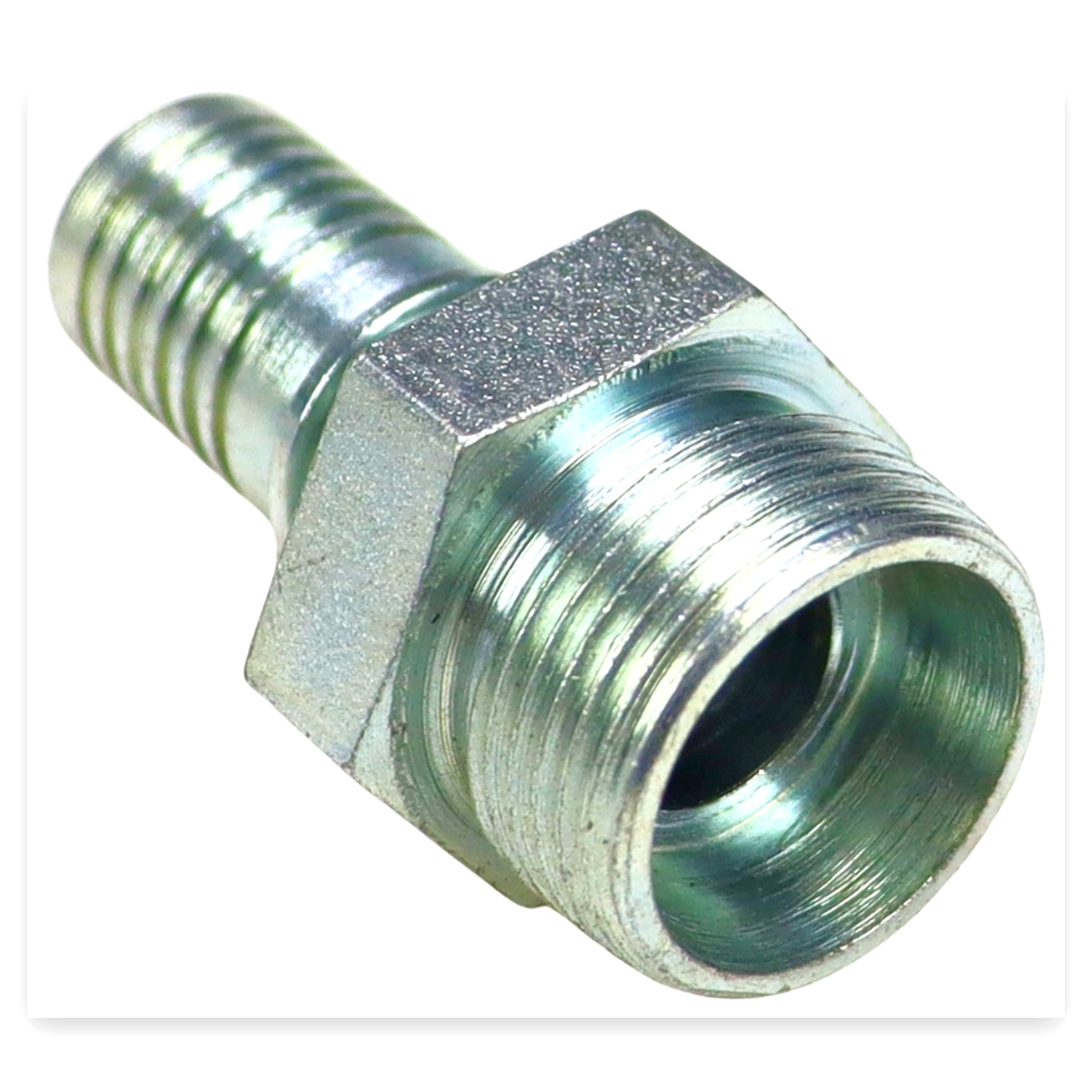 Końcówka węża teflonowego karbowanego PTFE DN12, typ B M22x1,5