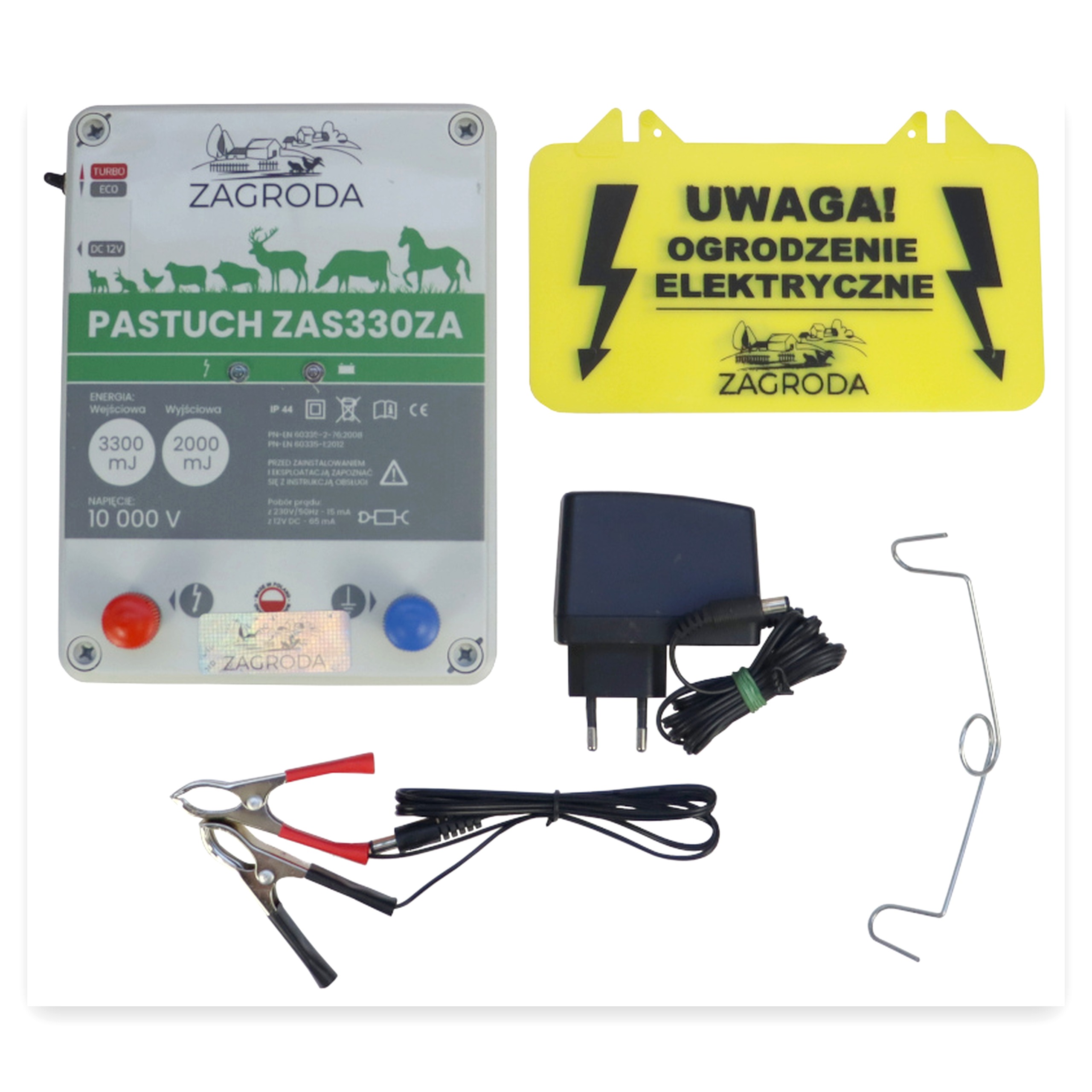 a355e67024a832c29de0d4e8558f15ed.jpg Elektryzator pastuch AS-3300 ogrodzenia elektrycznego ZAGRODA